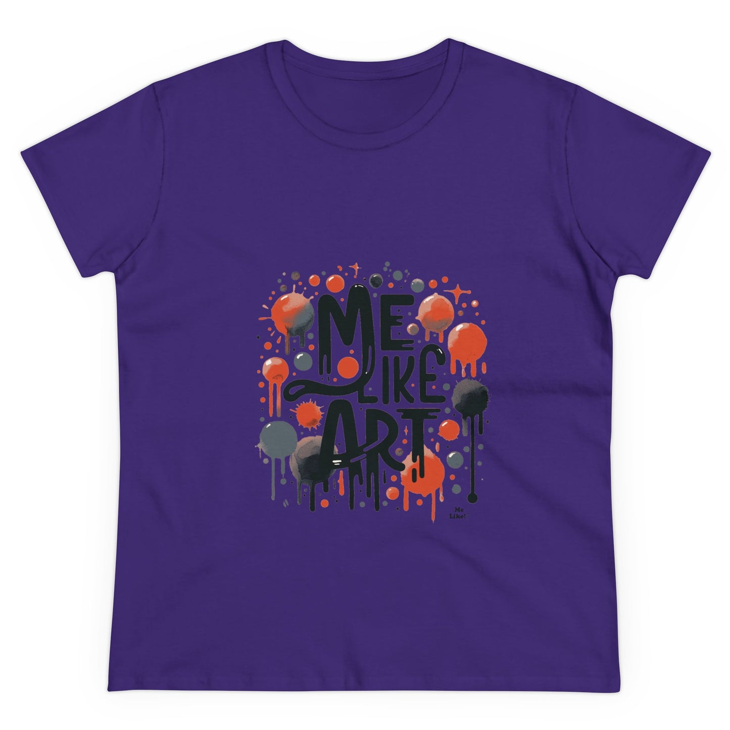 Me Like Art - Women's Heavy Cotton Tee - (Art #2)
