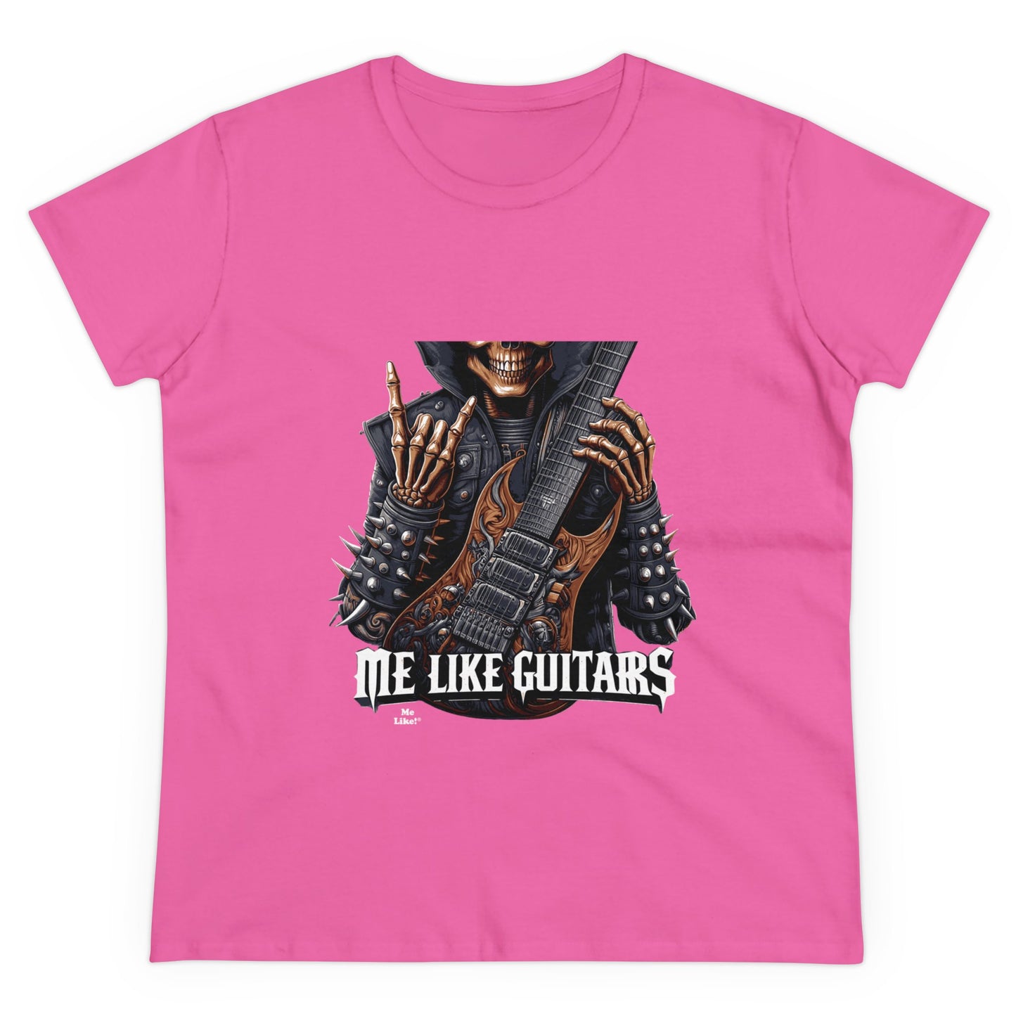 Me Like Guitars! - Women's Cotton Tee - Heavy Metal #2