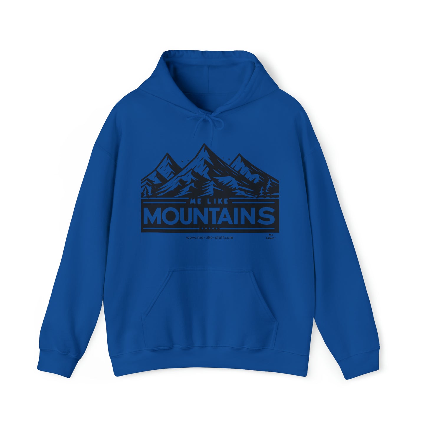 Unisex Heavy Blend™ Hooded Sweatshirt - Me Like Mountains! (#1)