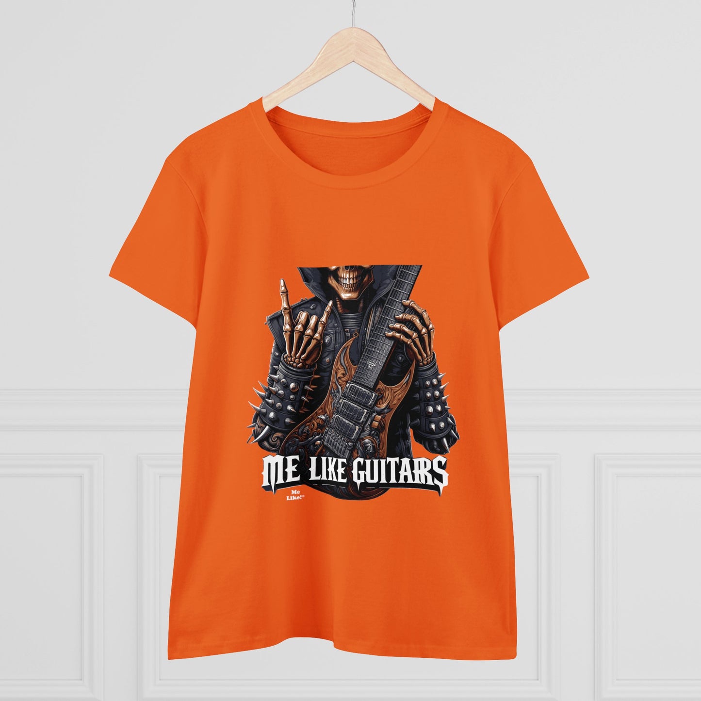 Me Like Guitars! - Women's Cotton Tee - Heavy Metal #2