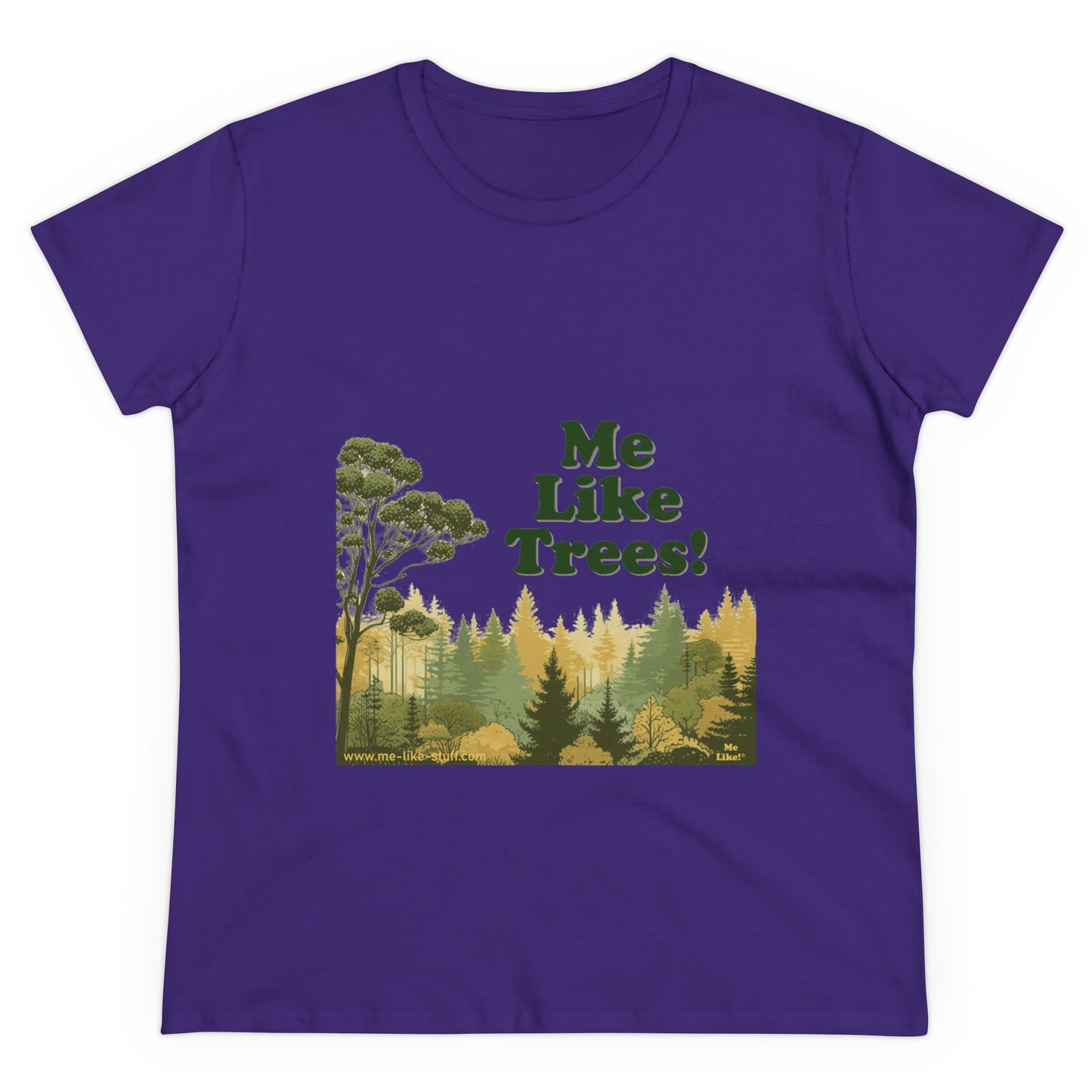 Women's Heavy Cotton Tee - Me Like Trees! (#1)