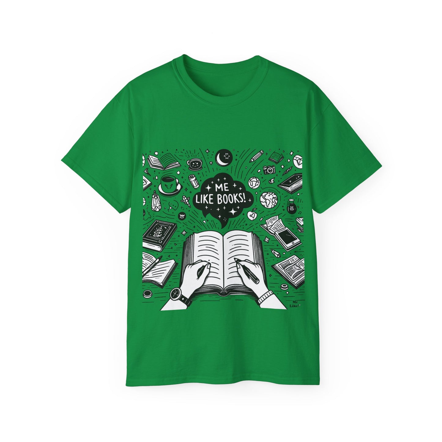 Me Like Books! - Unisex Ultra Cotton Tee - (Books #3)