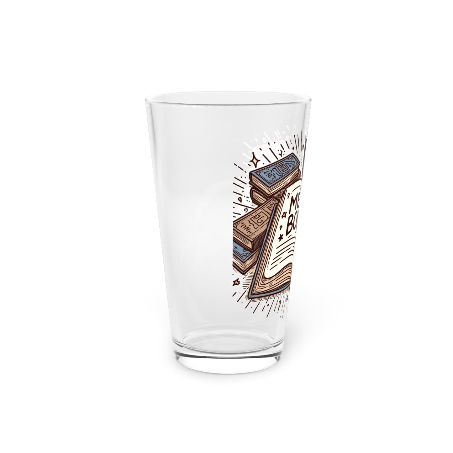 Me Like Books! - Pint Glass, 16oz - (Books #1)