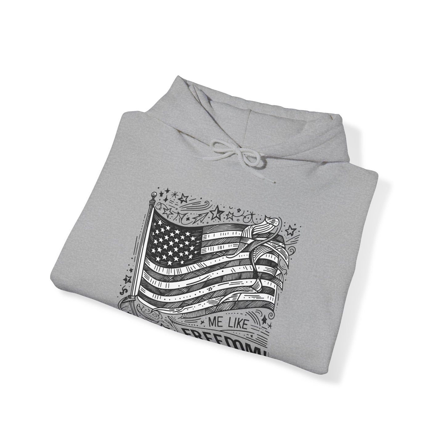 Me Like Freedom! - Unisex Heavy Blend™ Hooded Sweatshirt - (Freedom #1)