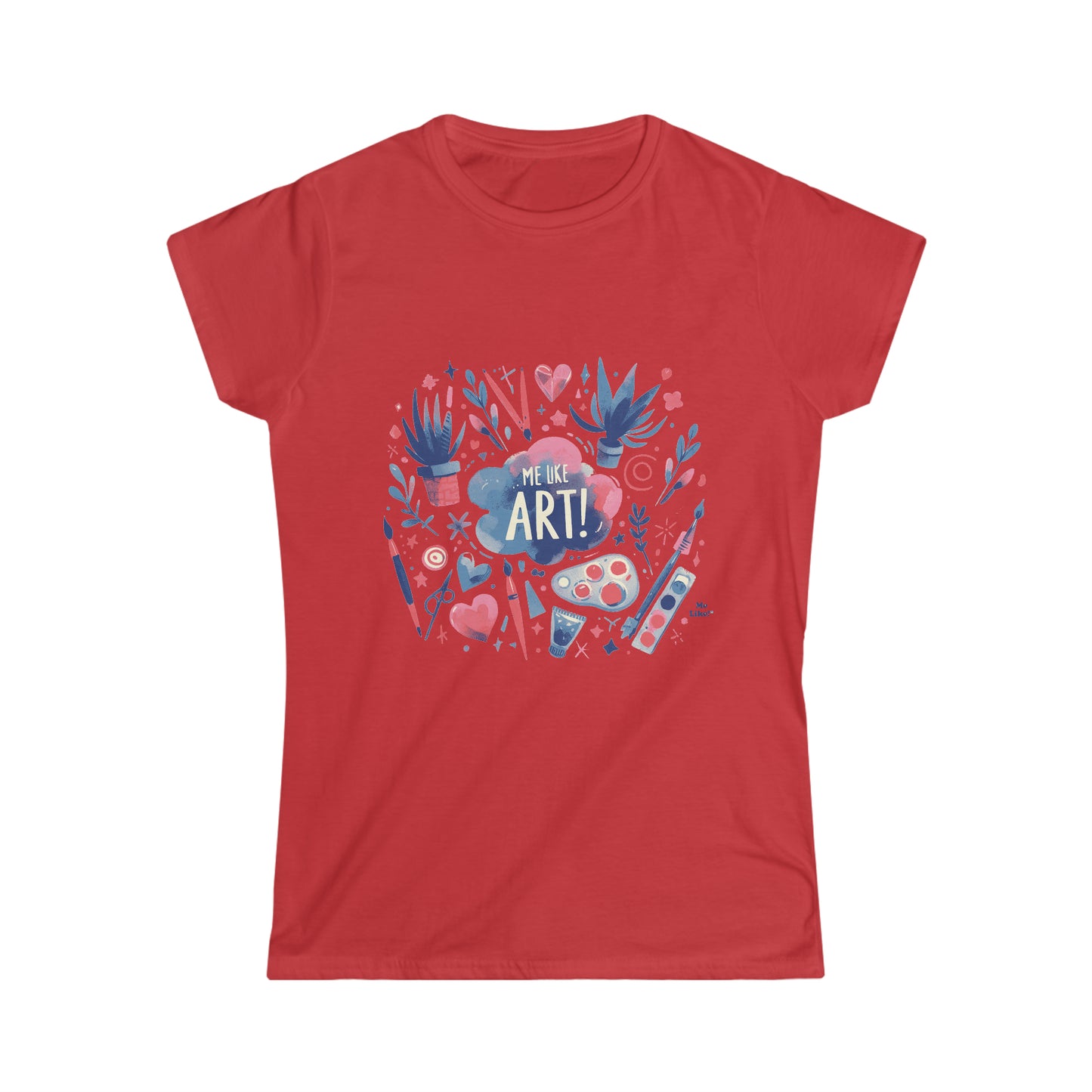 Me Like Art! - Women's Softstyle Tee - (Art #3)