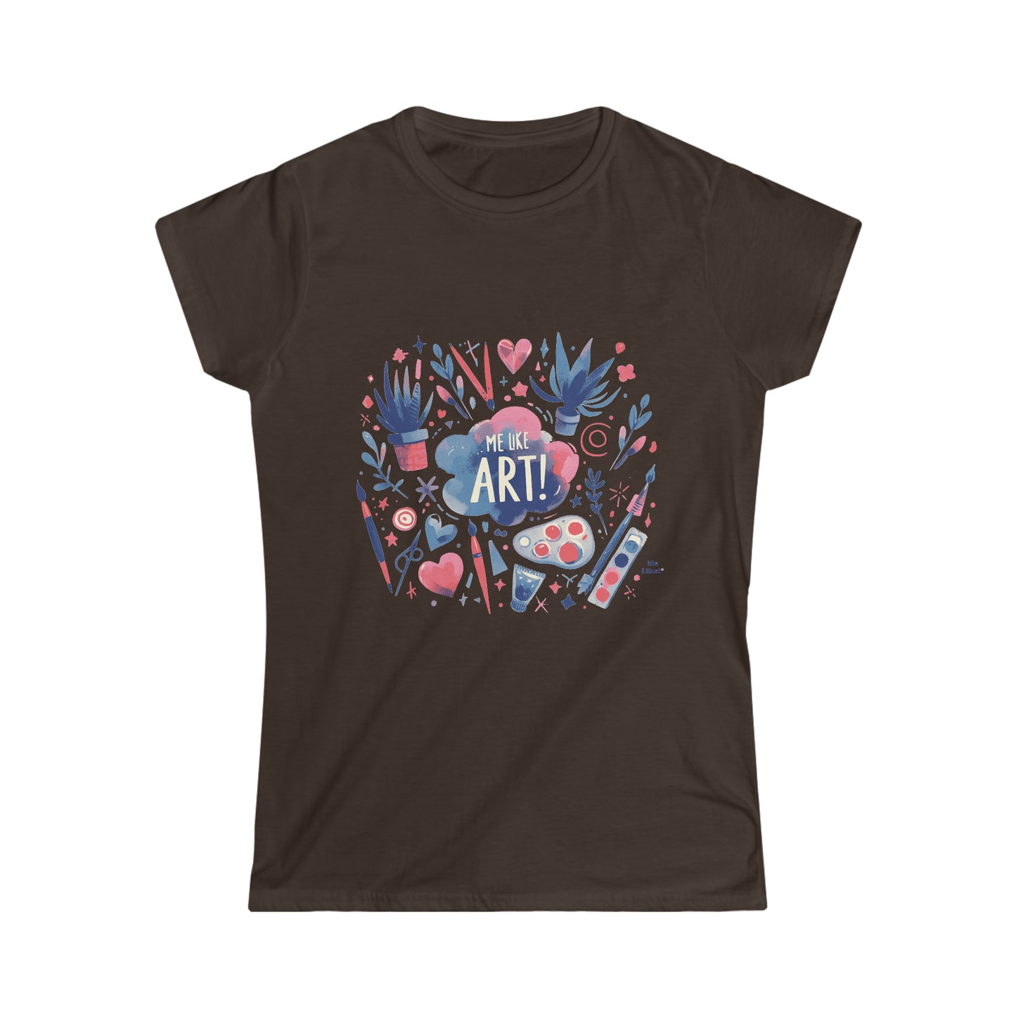 Me Like Art! - Women's Softstyle Tee - (Art #3)