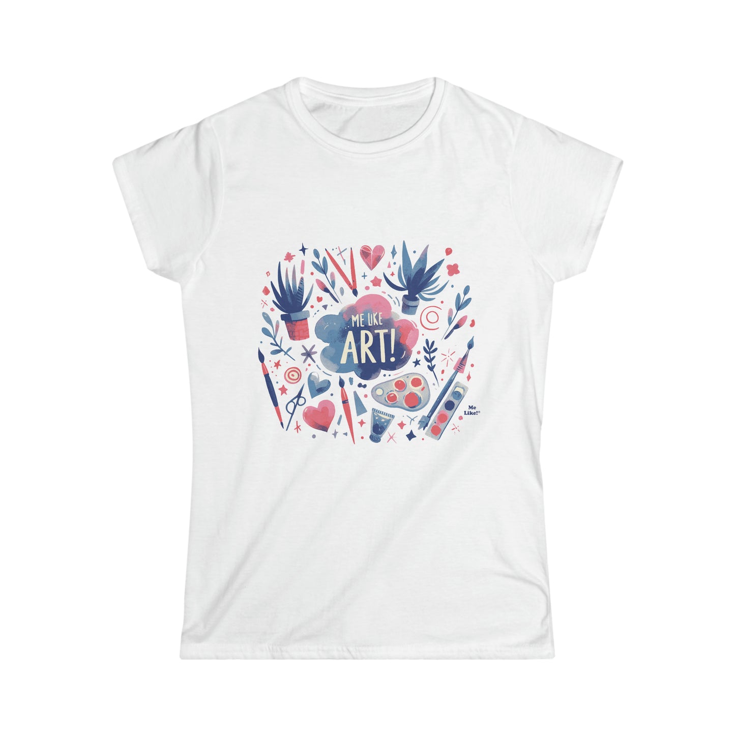 Me Like Art! - Women's Softstyle Tee - (Art #3)