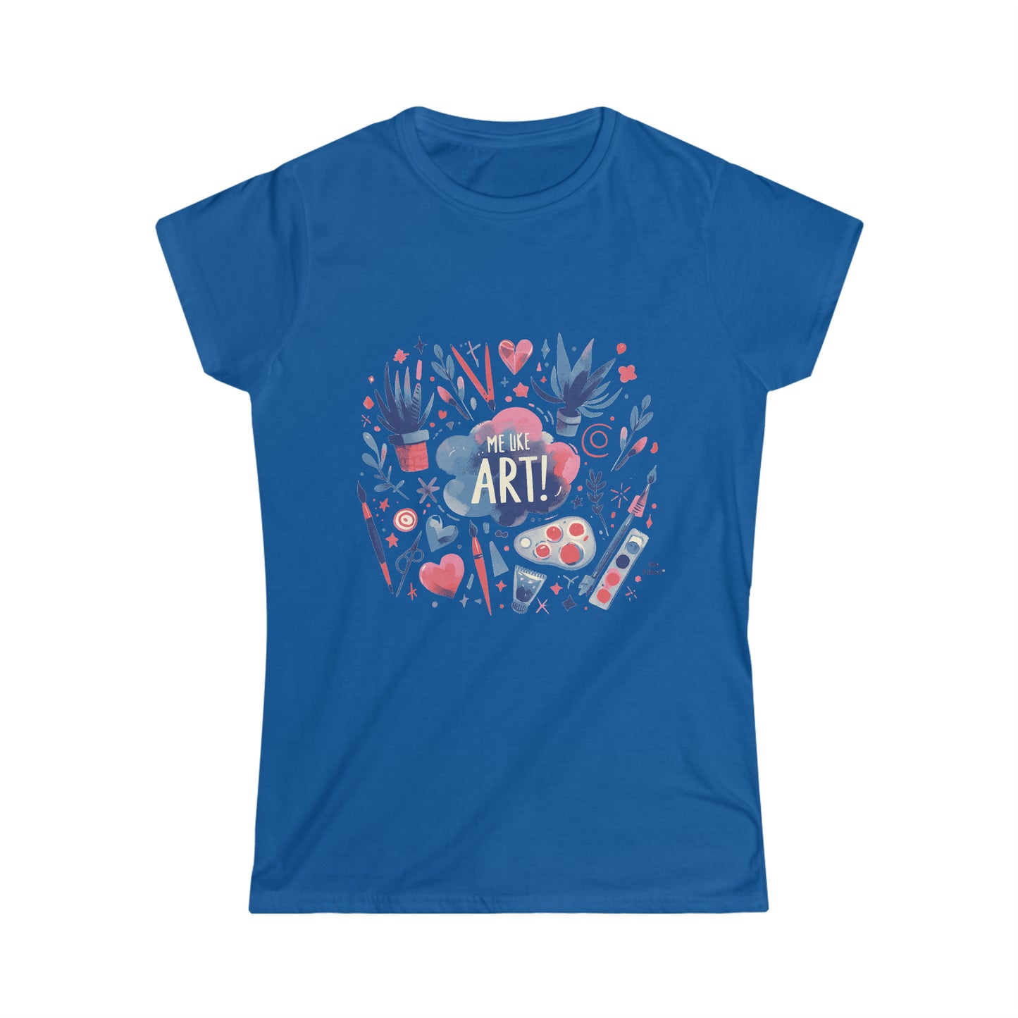 Me Like Art! - Women's Softstyle Tee - (Art #3)