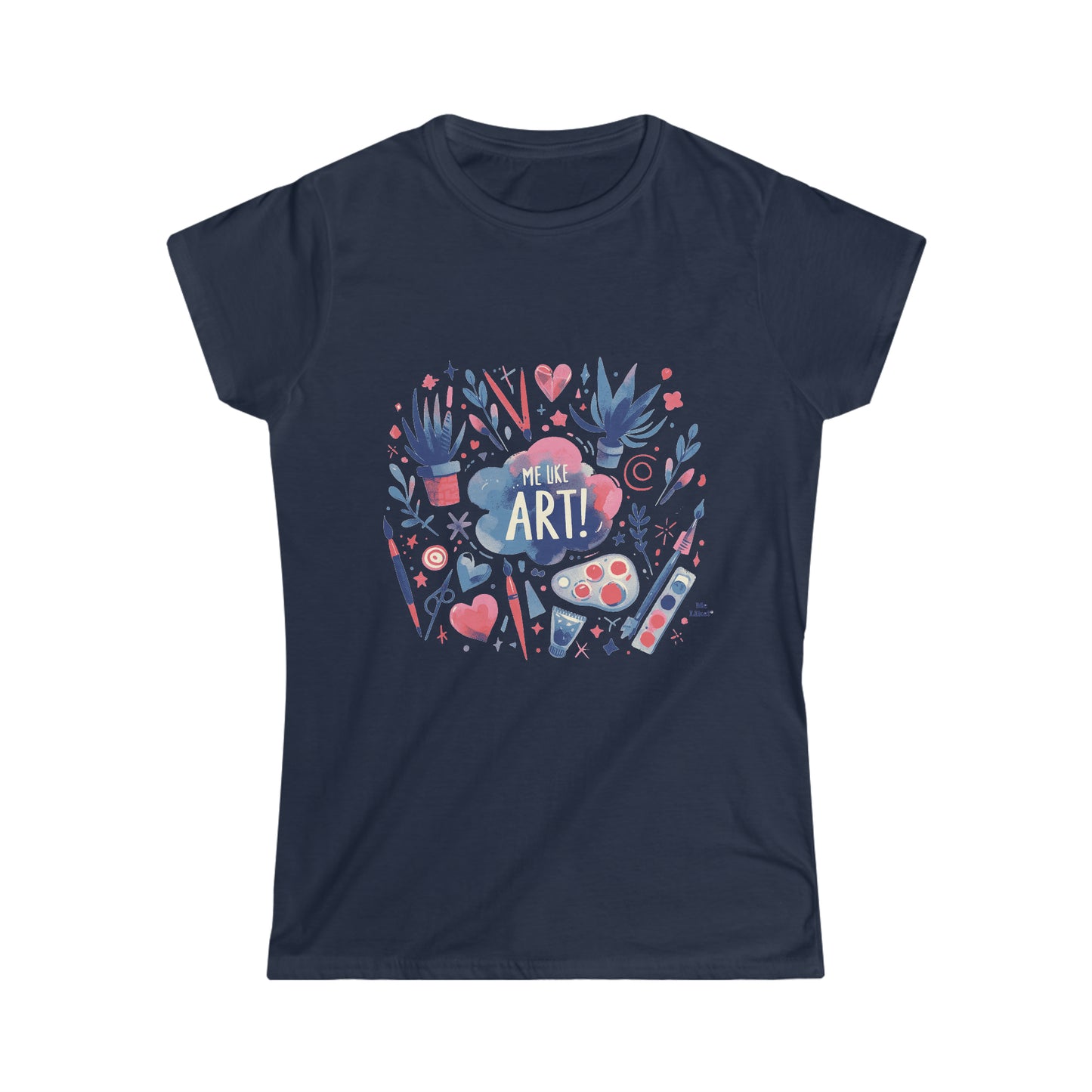 Me Like Art! - Women's Softstyle Tee - (Art #3)