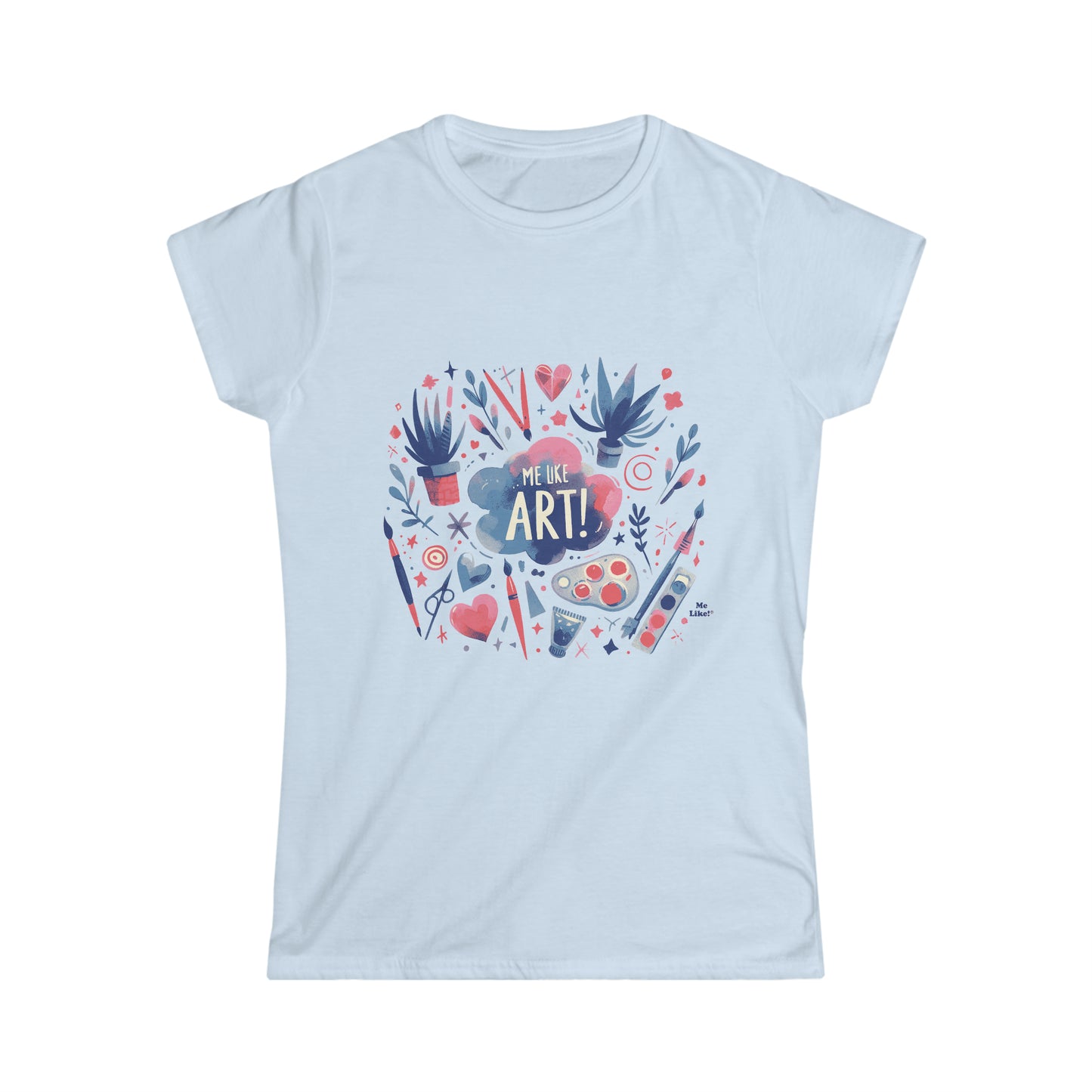 Me Like Art! - Women's Softstyle Tee - (Art #3)
