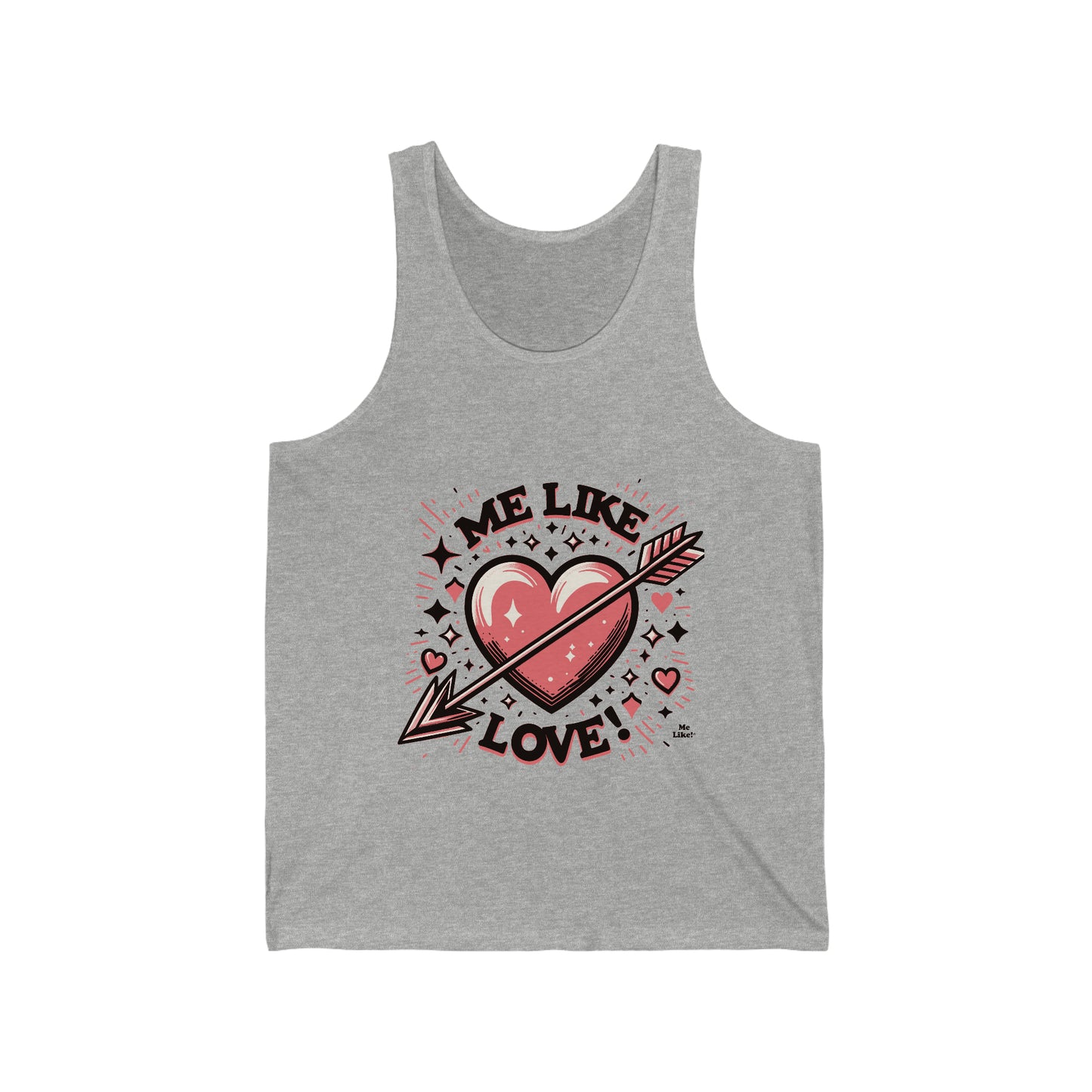 Me Like Love! - Unisex Jersey Tank - (Love #2)