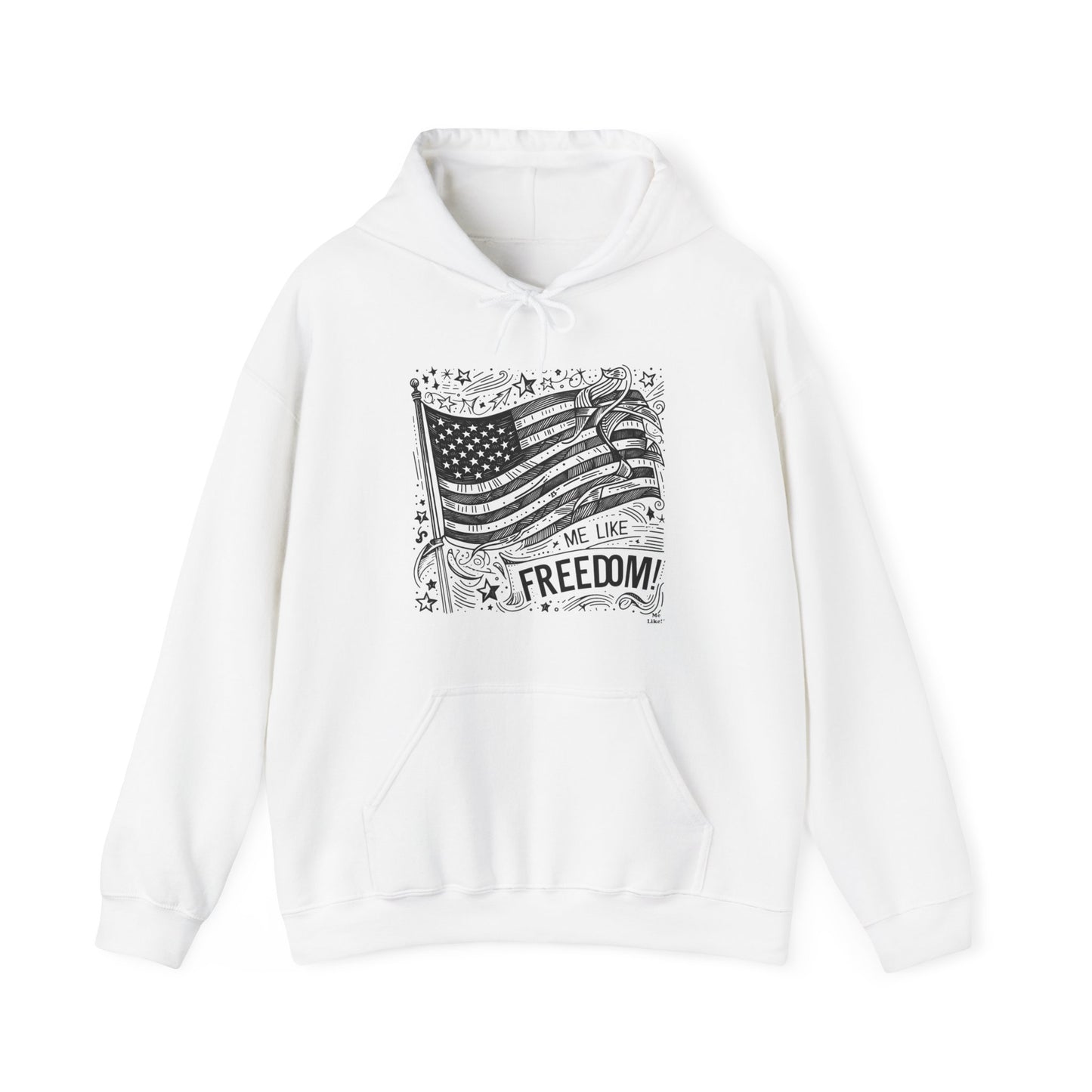 Me Like Freedom! - Unisex Heavy Blend™ Hooded Sweatshirt - (Freedom #1)