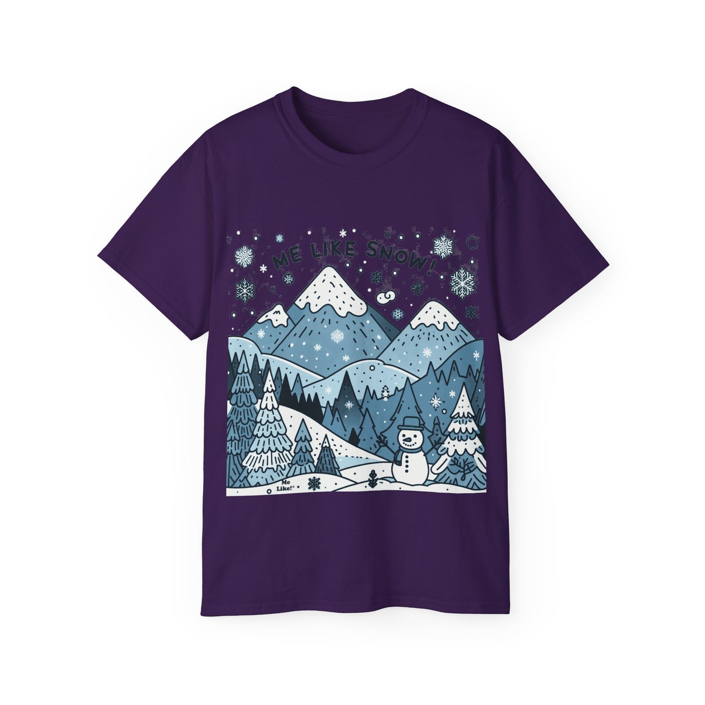 Me Like Snow! - Unisex Ultra Cotton Tee - (Snowman #2)