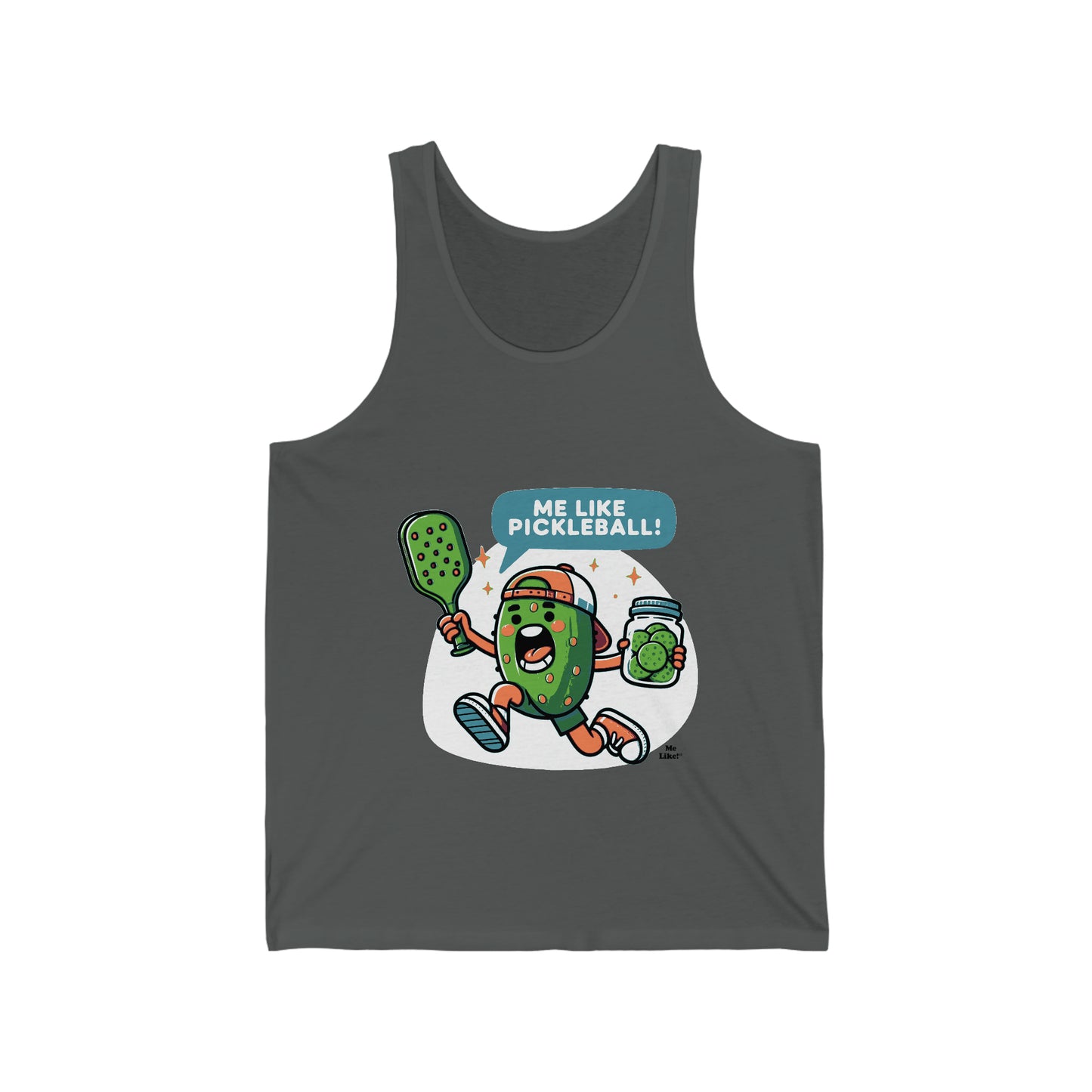 Me Like Pickleball! - Unisex Jersey Tank - (Pickleball #2)