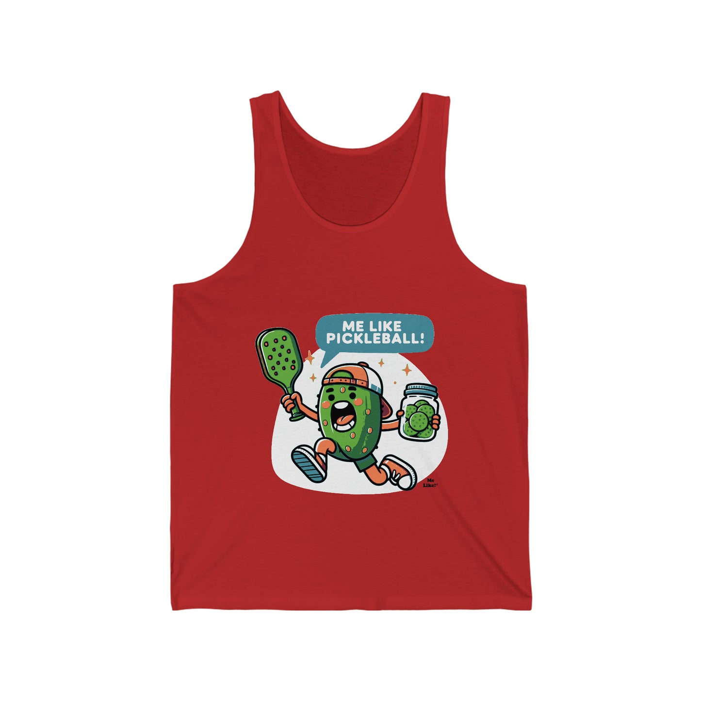 Me Like Pickleball! - Unisex Jersey Tank - (Pickleball #2)