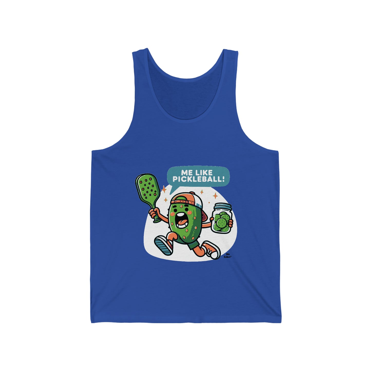 Me Like Pickleball! - Unisex Jersey Tank - (Pickleball #2)