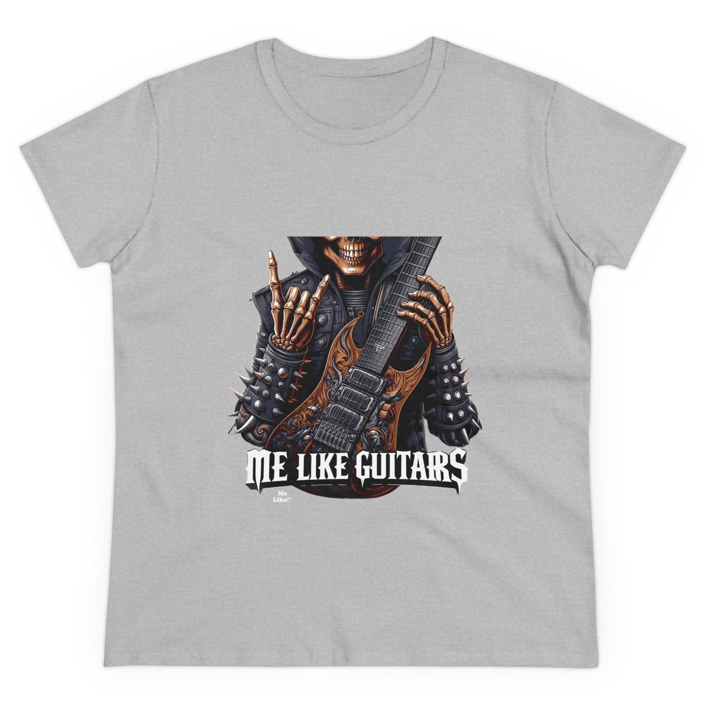 Me Like Guitars! - Women's Cotton Tee - Heavy Metal #2