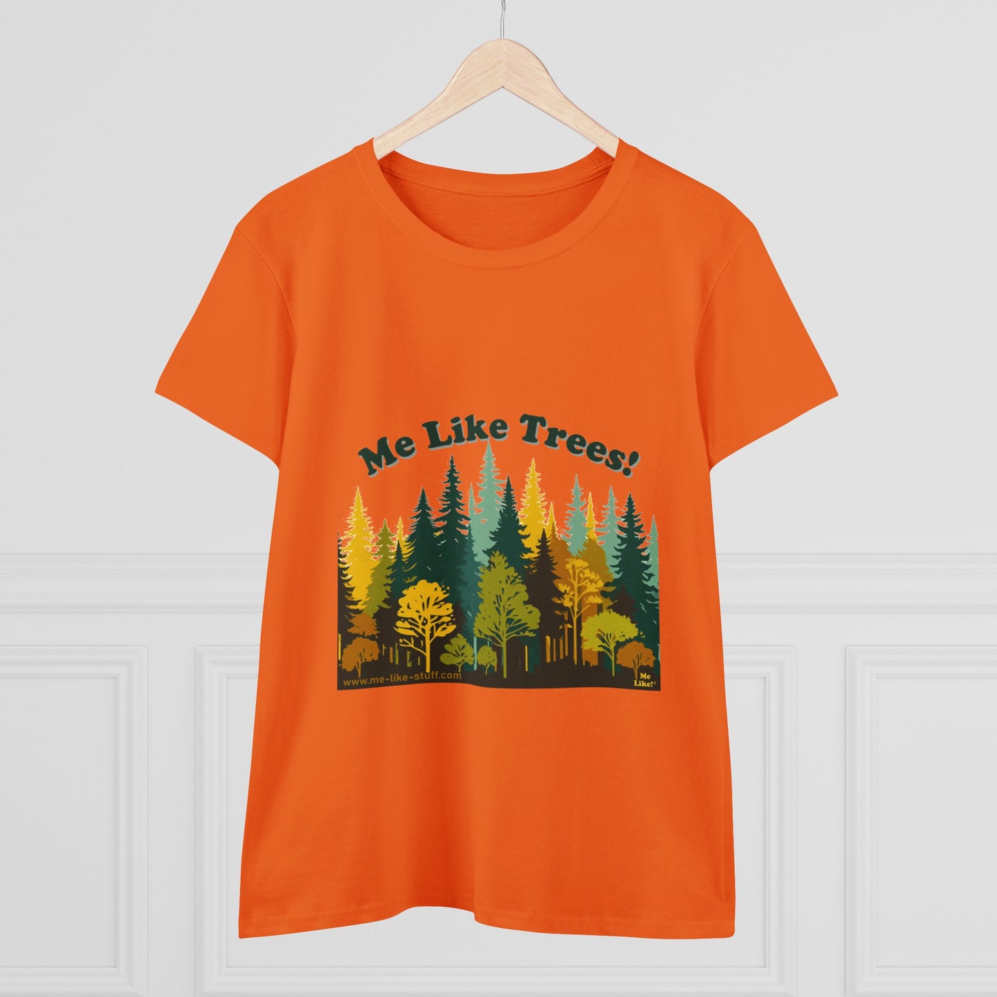 Women's Heavy Cotton Tee - Me Like Trees! (#2)