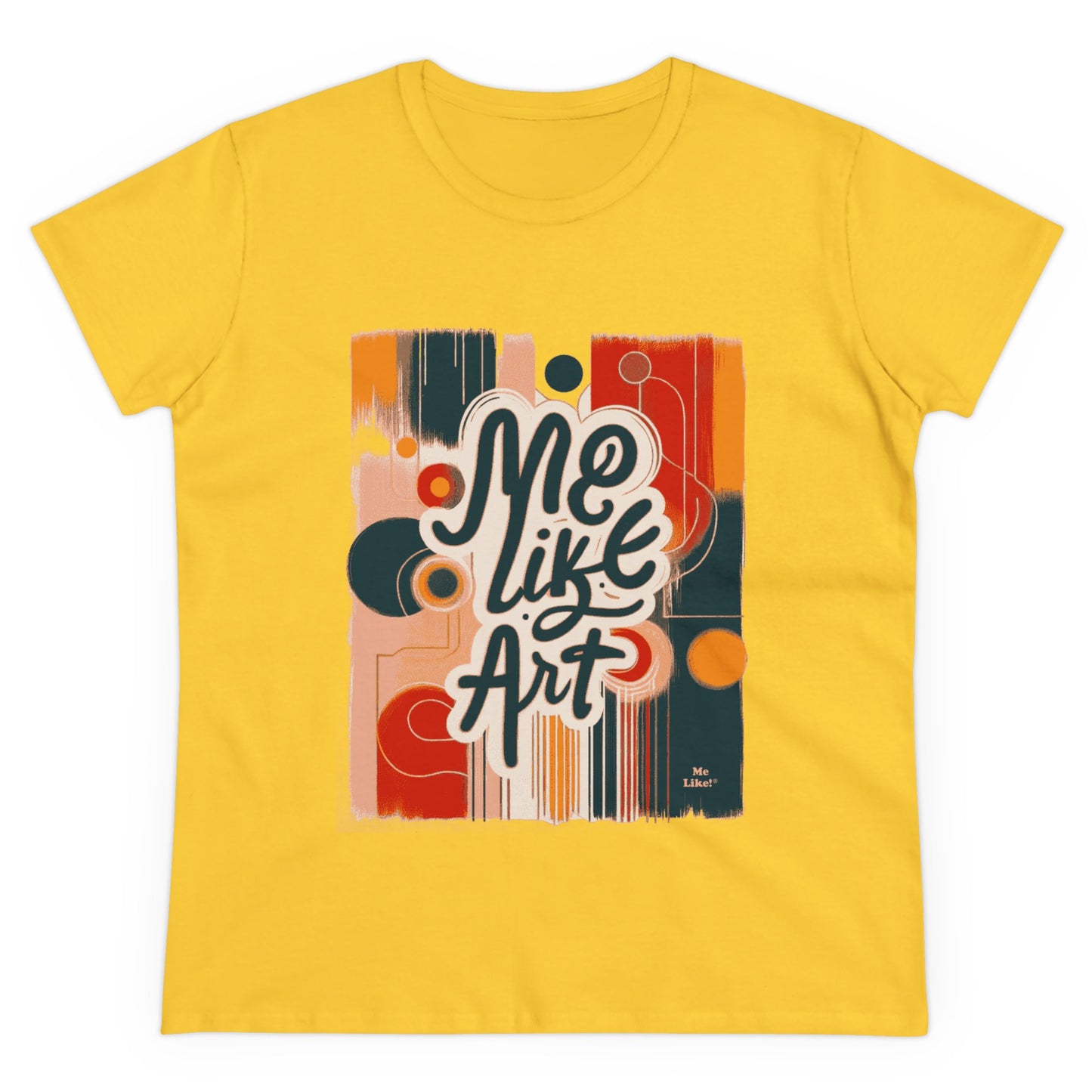 Me Like Art - Women's Heavy Cotton Tee - (Art #1)