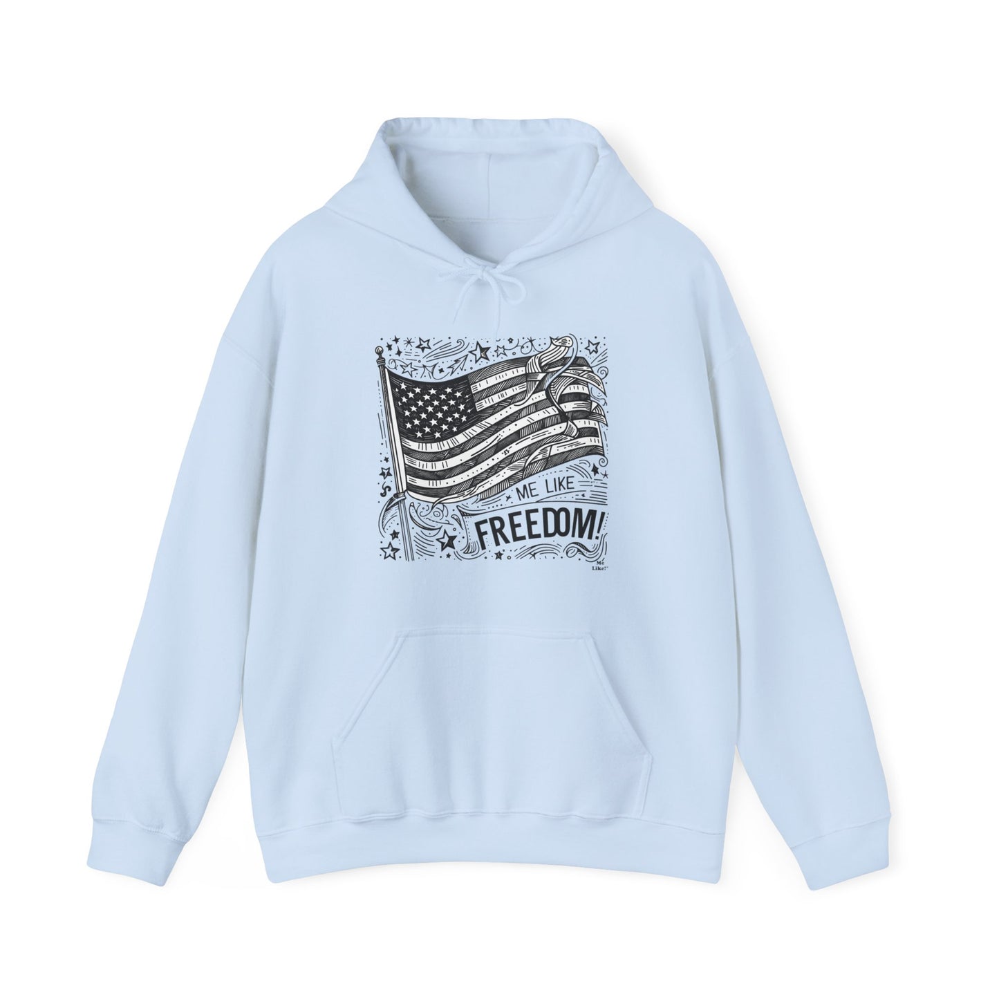 Me Like Freedom! - Unisex Heavy Blend™ Hooded Sweatshirt - (Freedom #1)