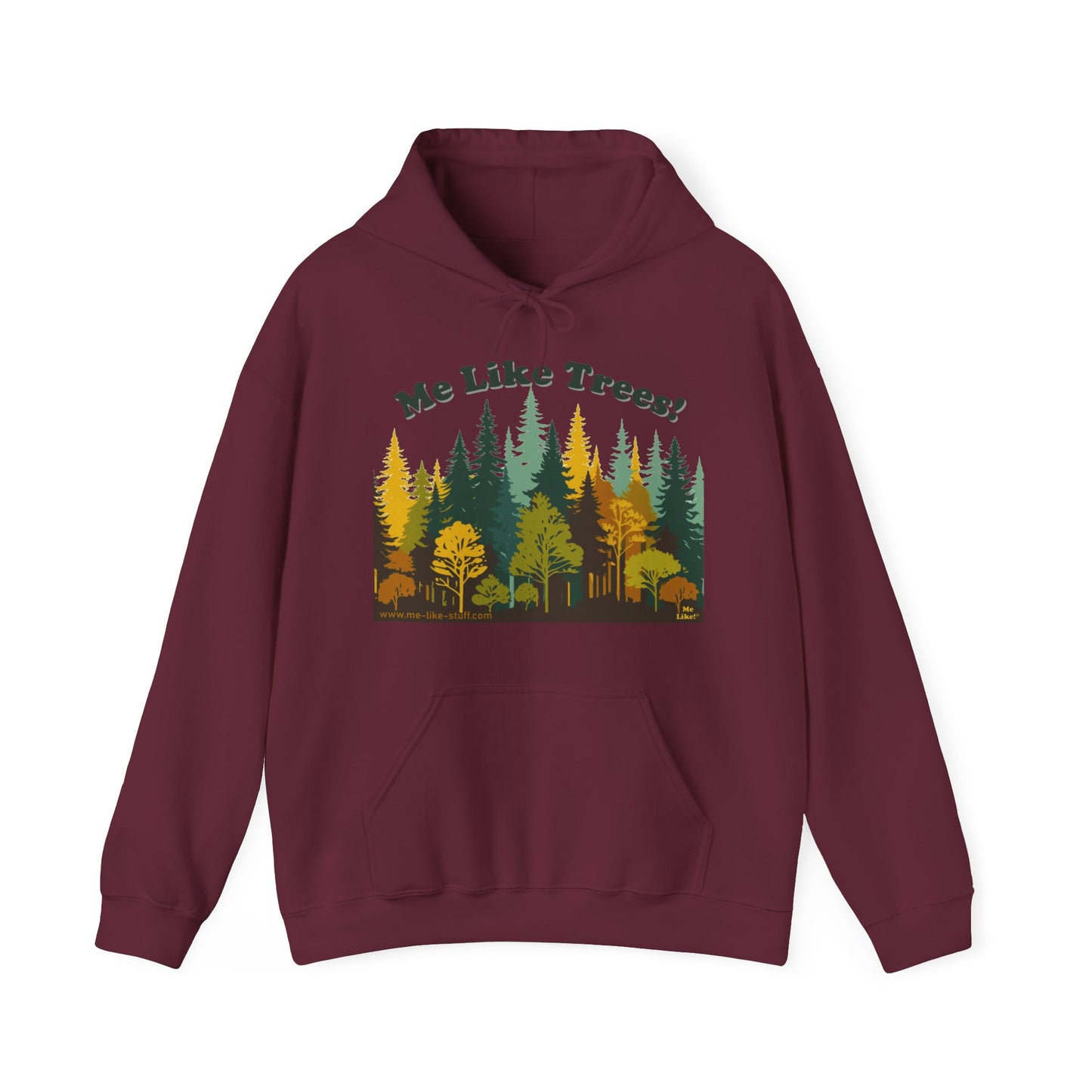 Unisex Heavy Blend™ Hooded Sweatshirt - Me Like Trees! (#2)