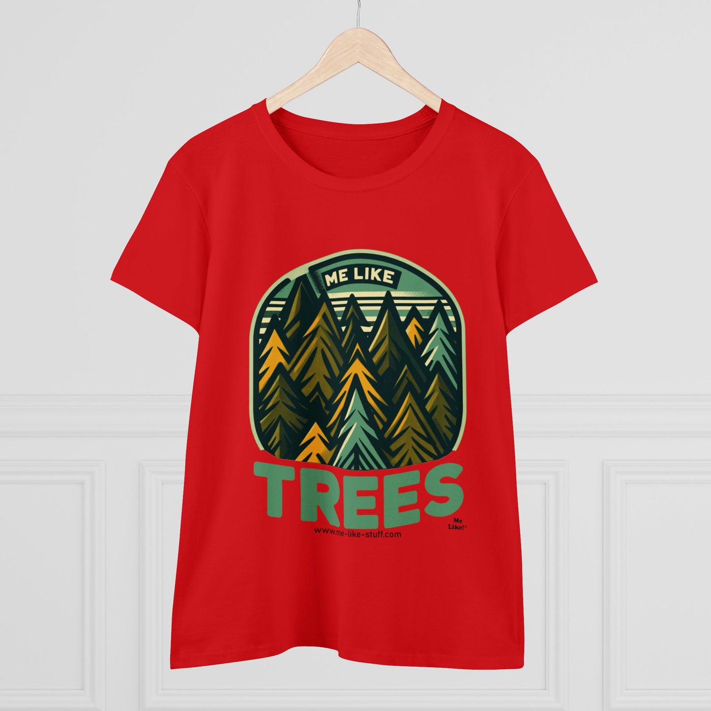 Women's Heavy Cotton Tee - Me Like Trees! (#4)