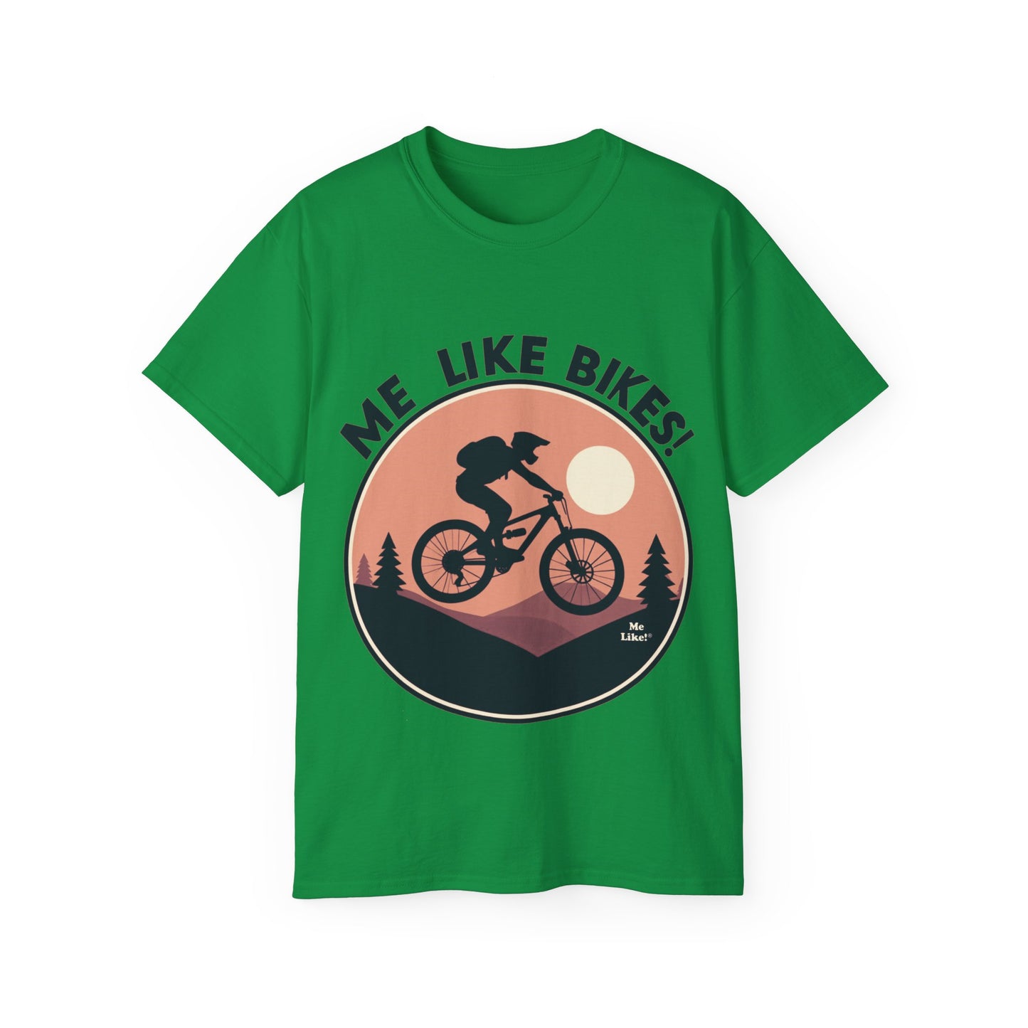 Me Like Bikes! - Unisex Ultra Cotton Tee - (Mountain Bike #3)