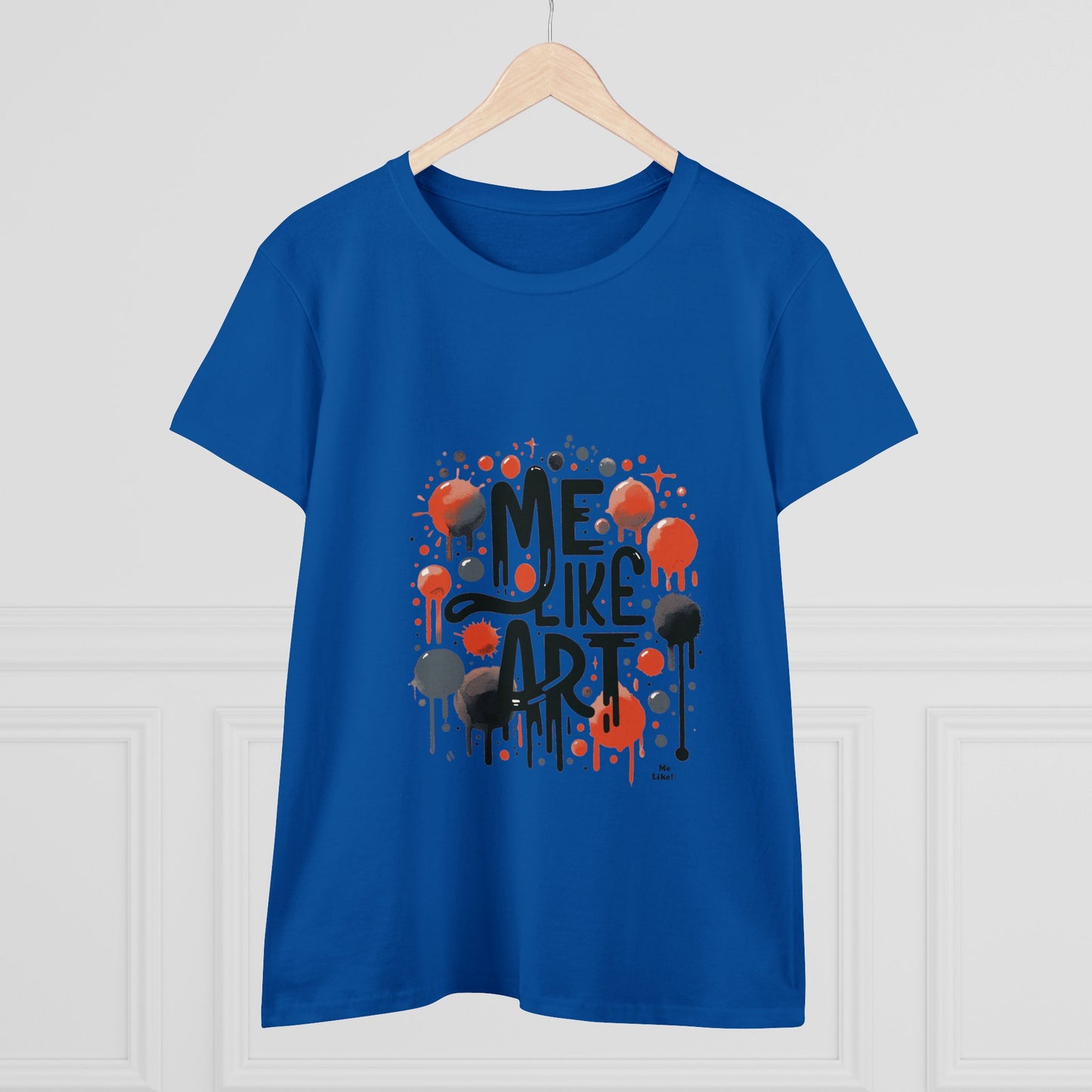Me Like Art - Women's Heavy Cotton Tee - (Art #2)