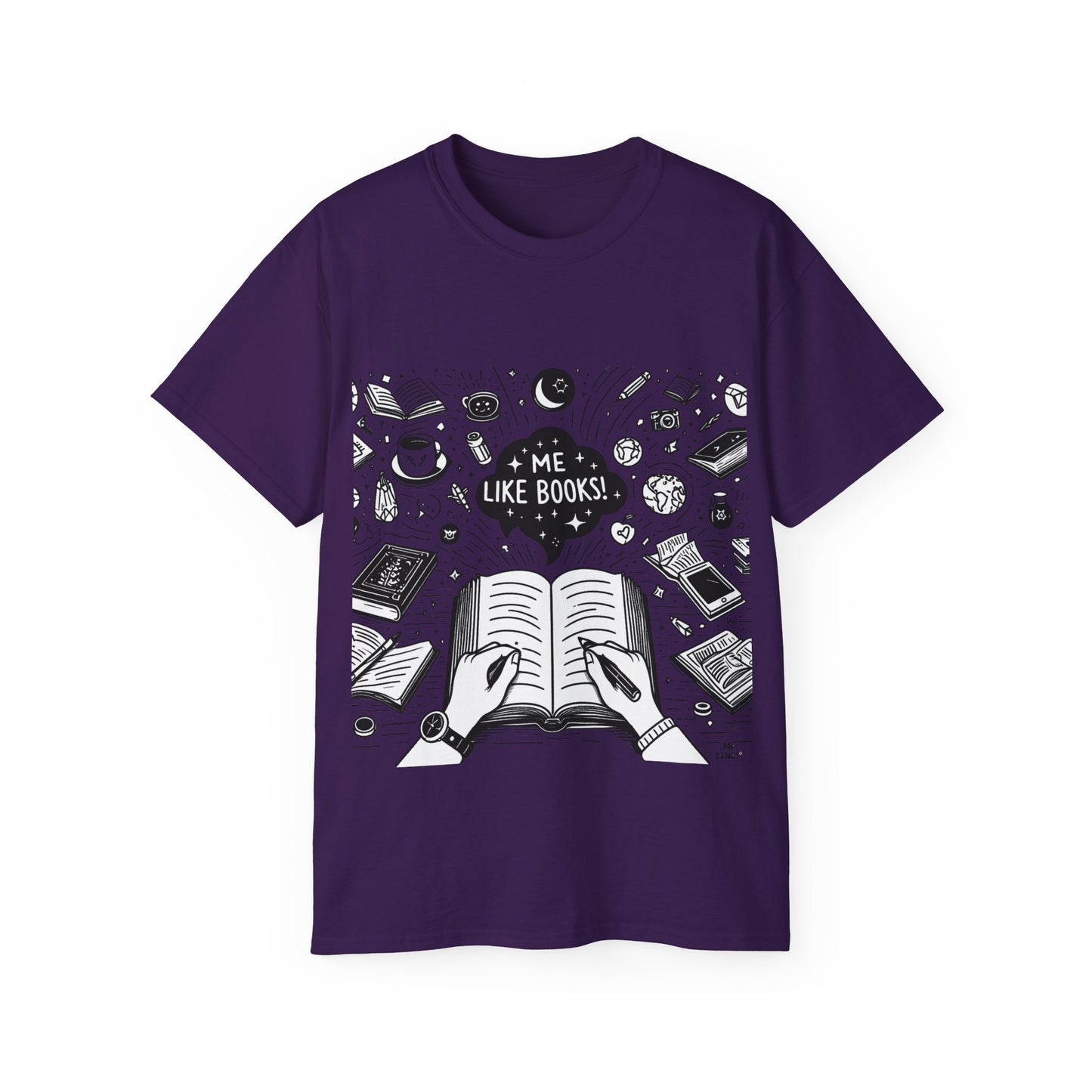 Me Like Books! - Unisex Ultra Cotton Tee - (Books #3)