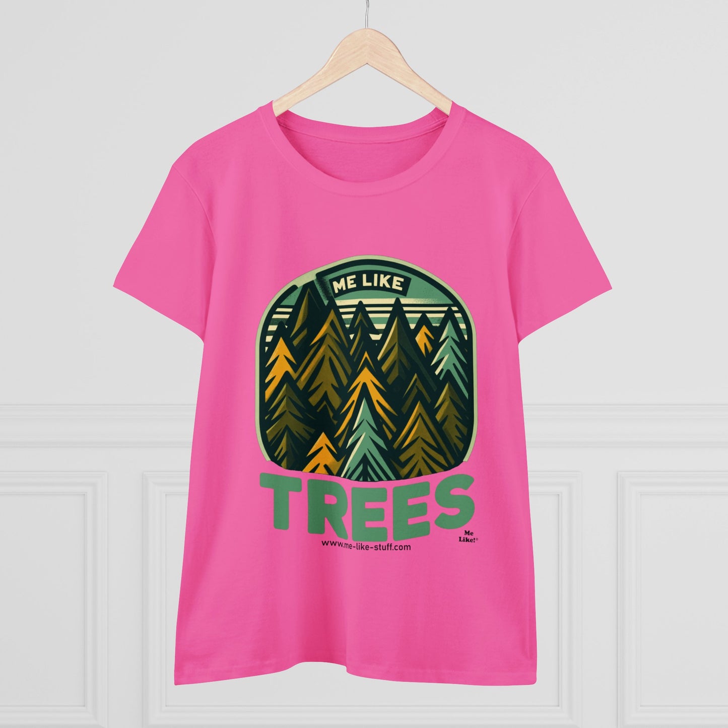 Women's Heavy Cotton Tee - Me Like Trees! (#4)