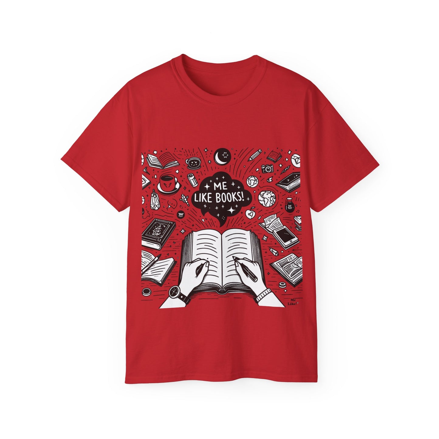 Me Like Books! - Unisex Ultra Cotton Tee - (Books #3)