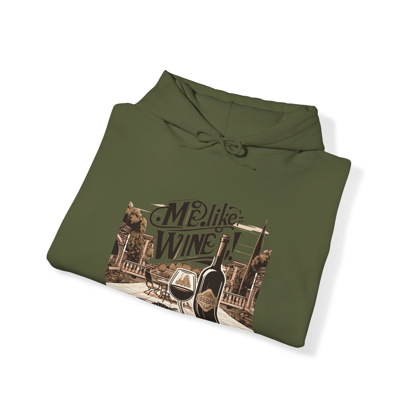 Unisex Heavy Blend™ Hooded Sweatshirt - Me Like Wine! (#4)