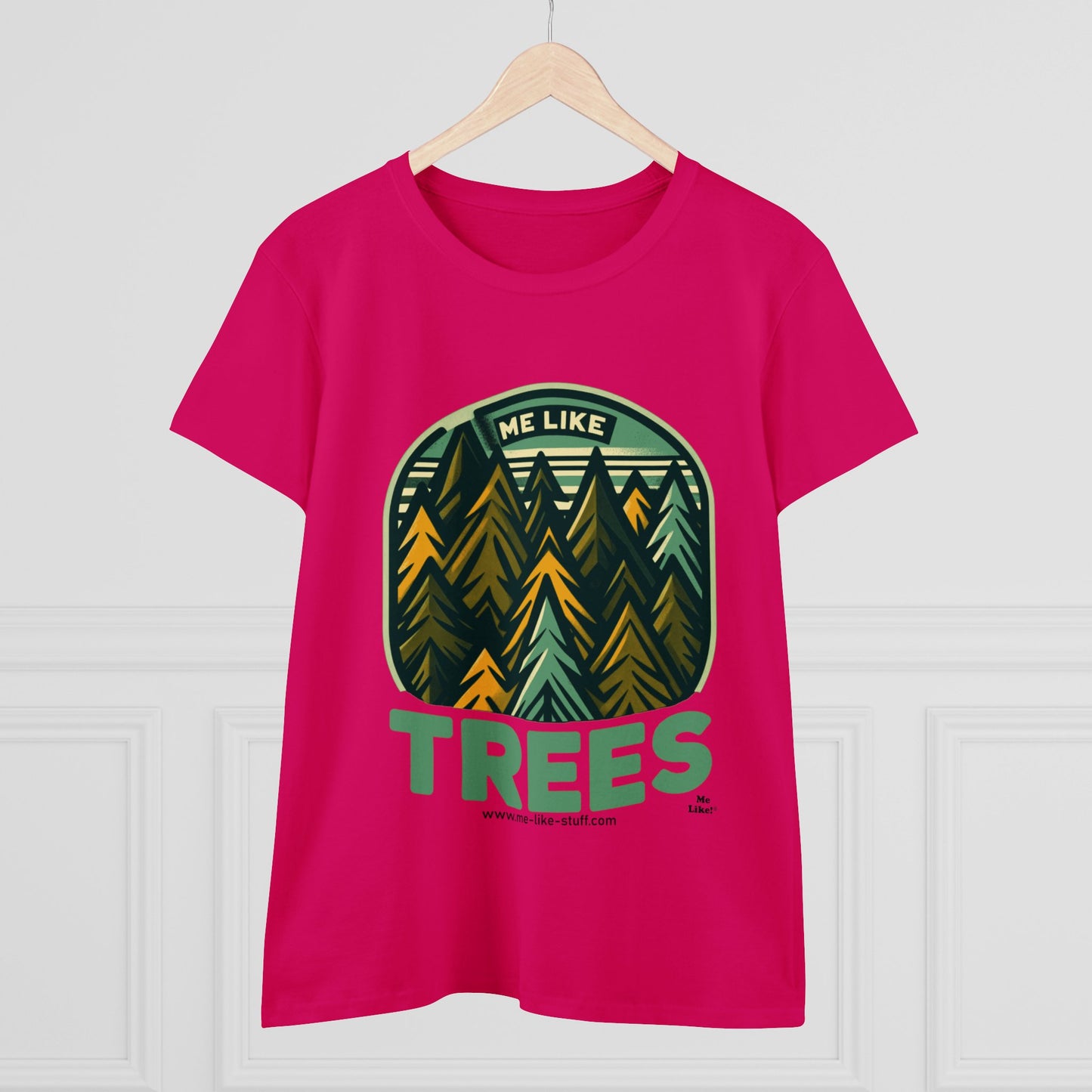 Women's Heavy Cotton Tee - Me Like Trees! (#4)
