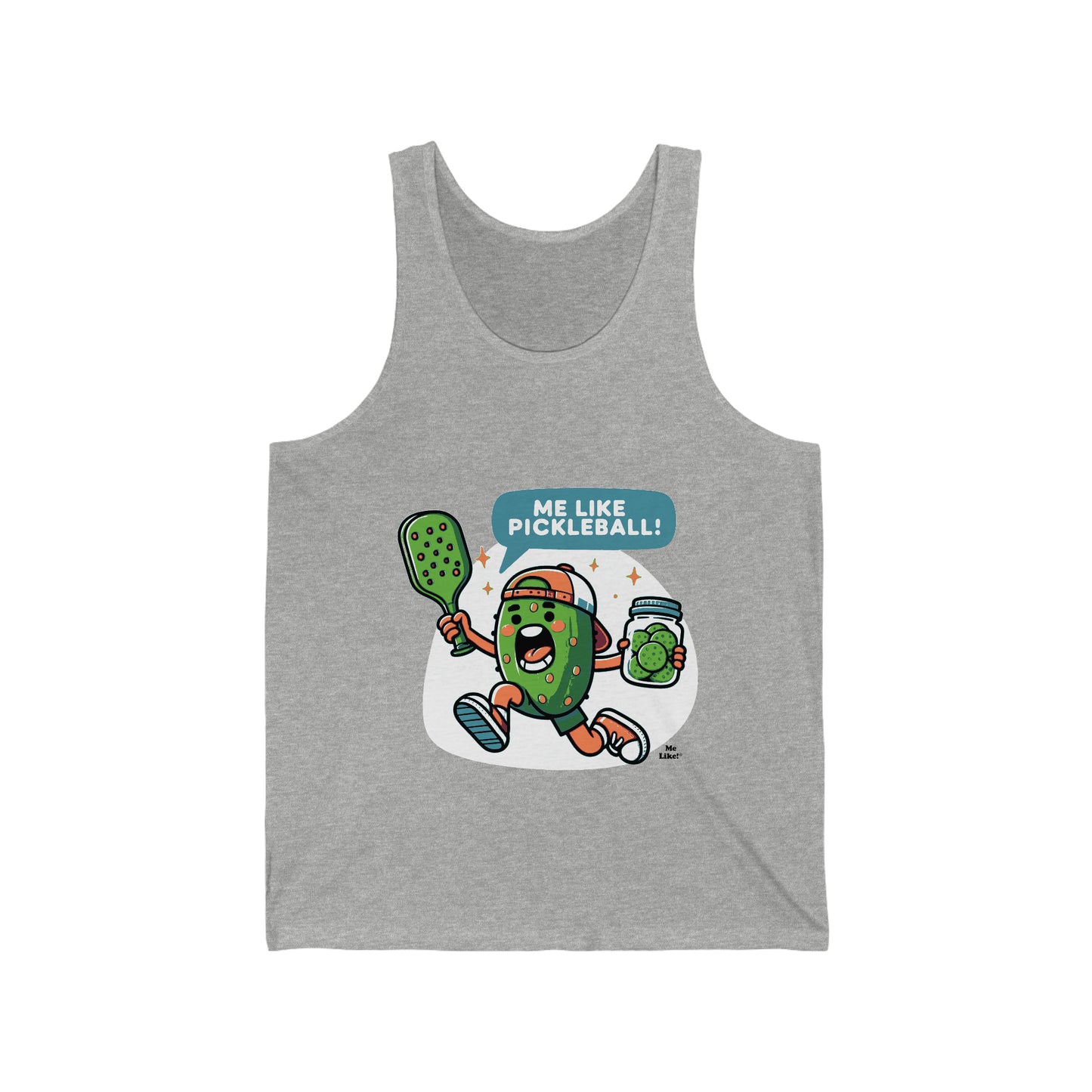 Me Like Pickleball! - Unisex Jersey Tank - (Pickleball #2)