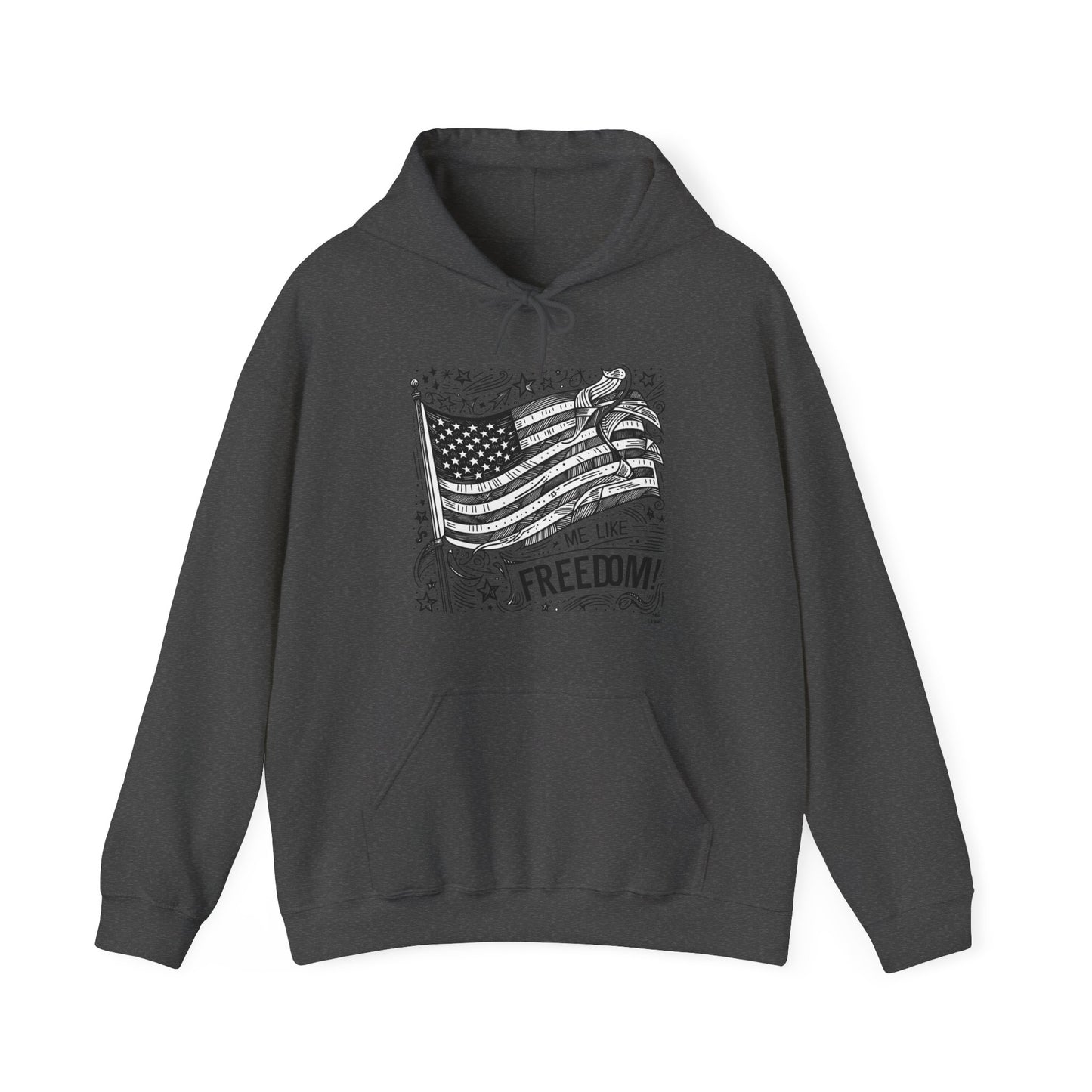 Me Like Freedom! - Unisex Heavy Blend™ Hooded Sweatshirt - (Freedom #1)