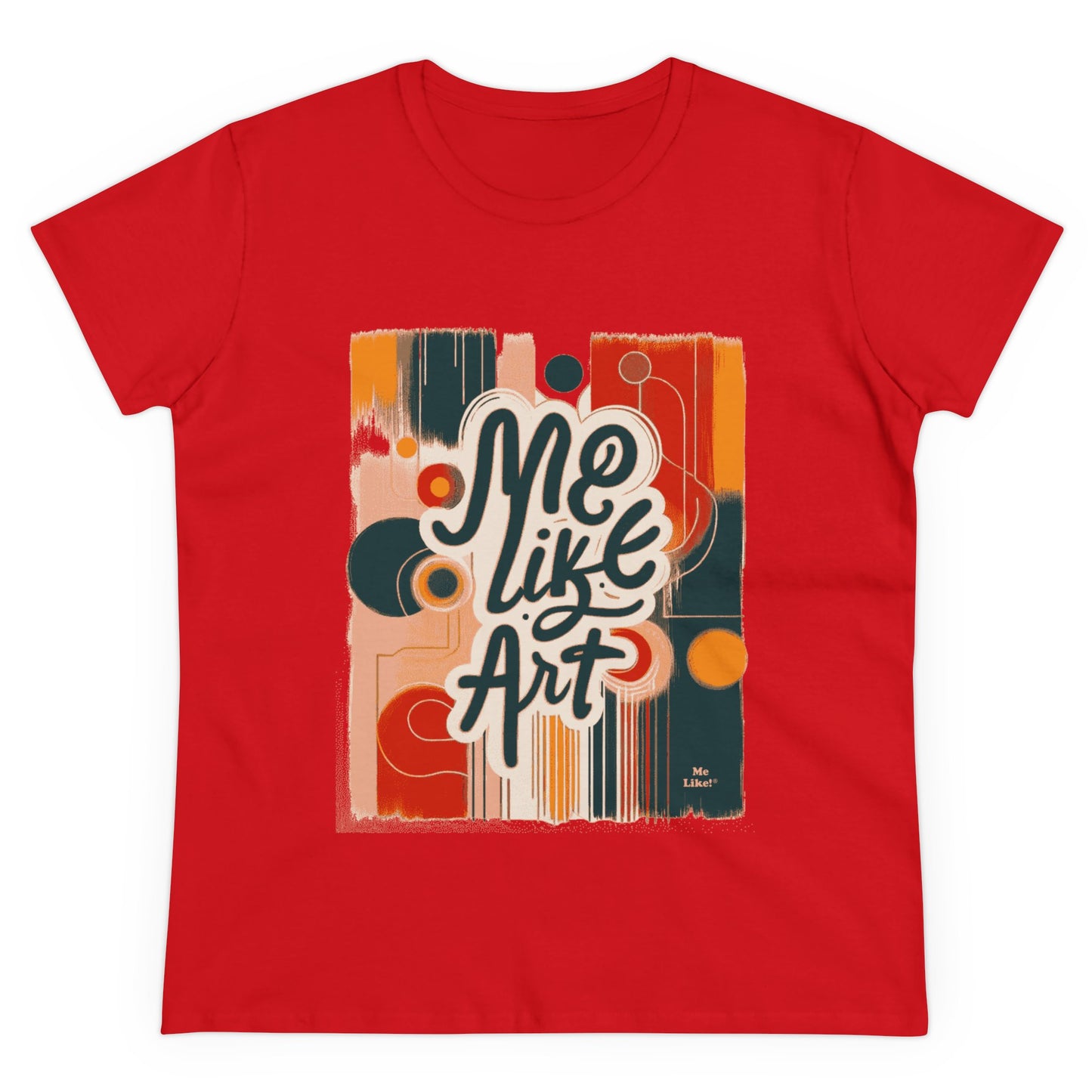 Me Like Art - Women's Heavy Cotton Tee - (Art #1)