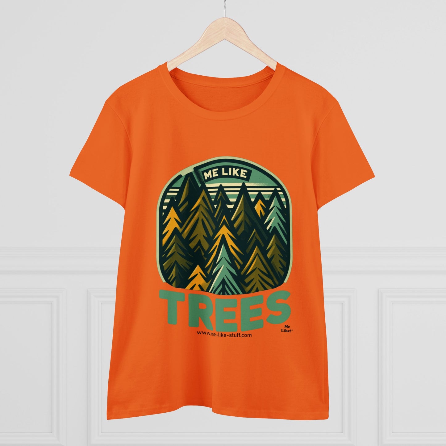 Women's Heavy Cotton Tee - Me Like Trees! (#4)