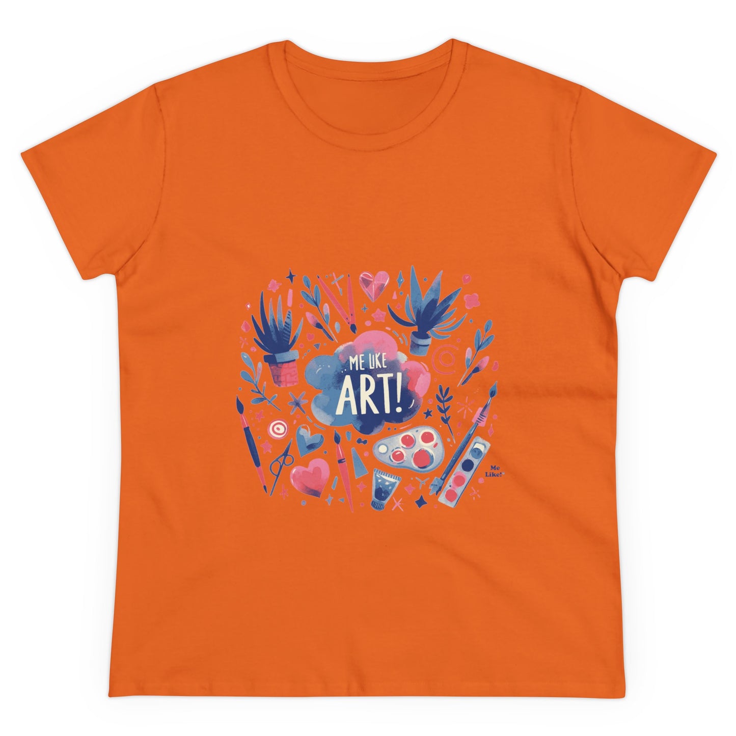 Me Like Art - Women's Heavy Cotton Tee - (Art #3)