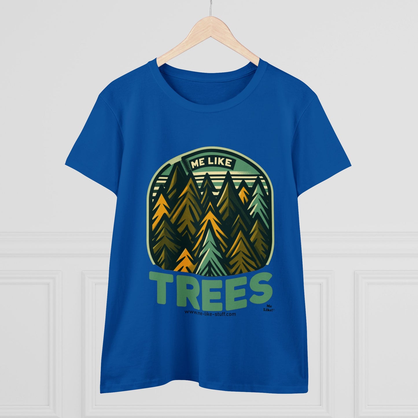 Women's Heavy Cotton Tee - Me Like Trees! (#4)