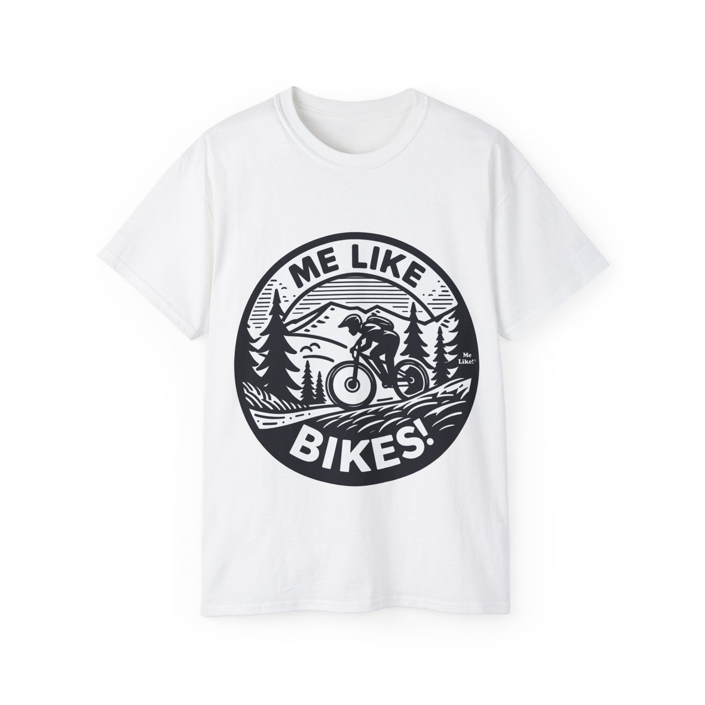 Me Like Bikes! - Unisex Ultra Cotton Tee - (Mountain Bike #4)