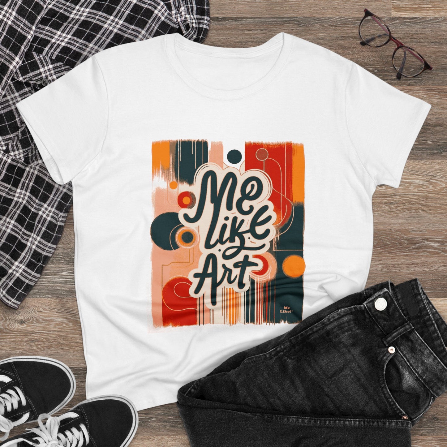 Me Like Art - Women's Heavy Cotton Tee - (Art #1)