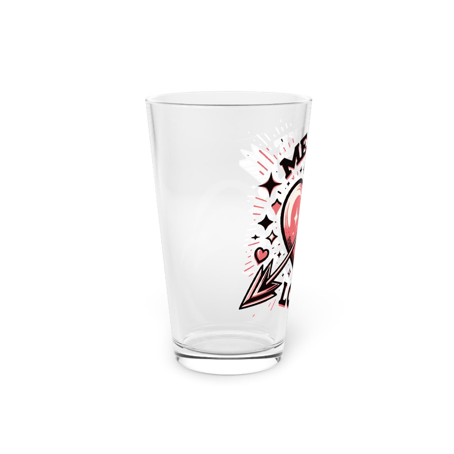 Me Like Love! - Pint Glass, 16oz - (Love #2)