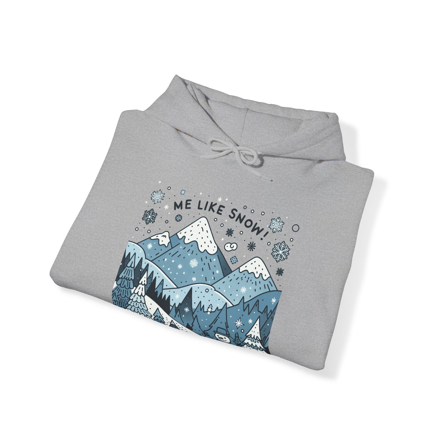 Me Like Snow! - Unisex Heavy Blend™ Hooded Sweatshirt - (Snowman #2)