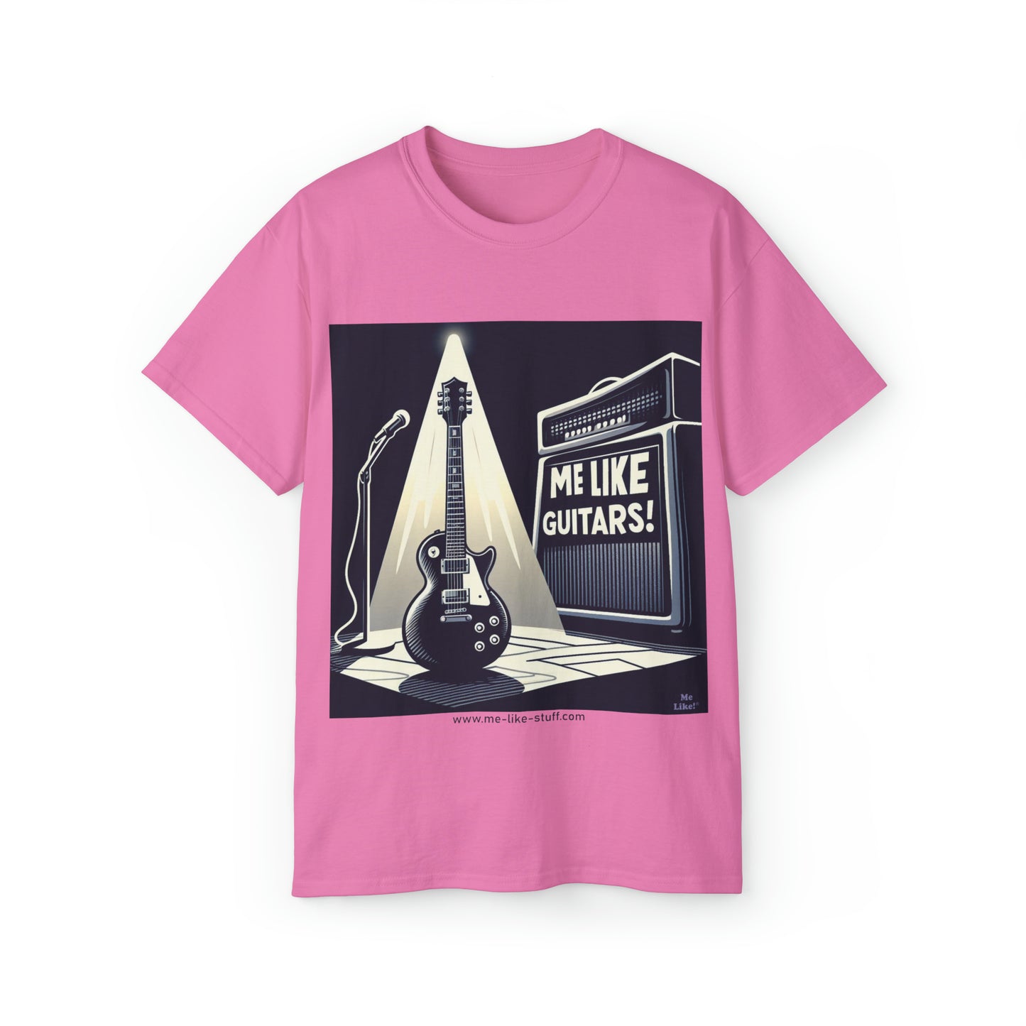 Unisex Ultra Cotton Tee - Me Like Guitars! (electric #1)