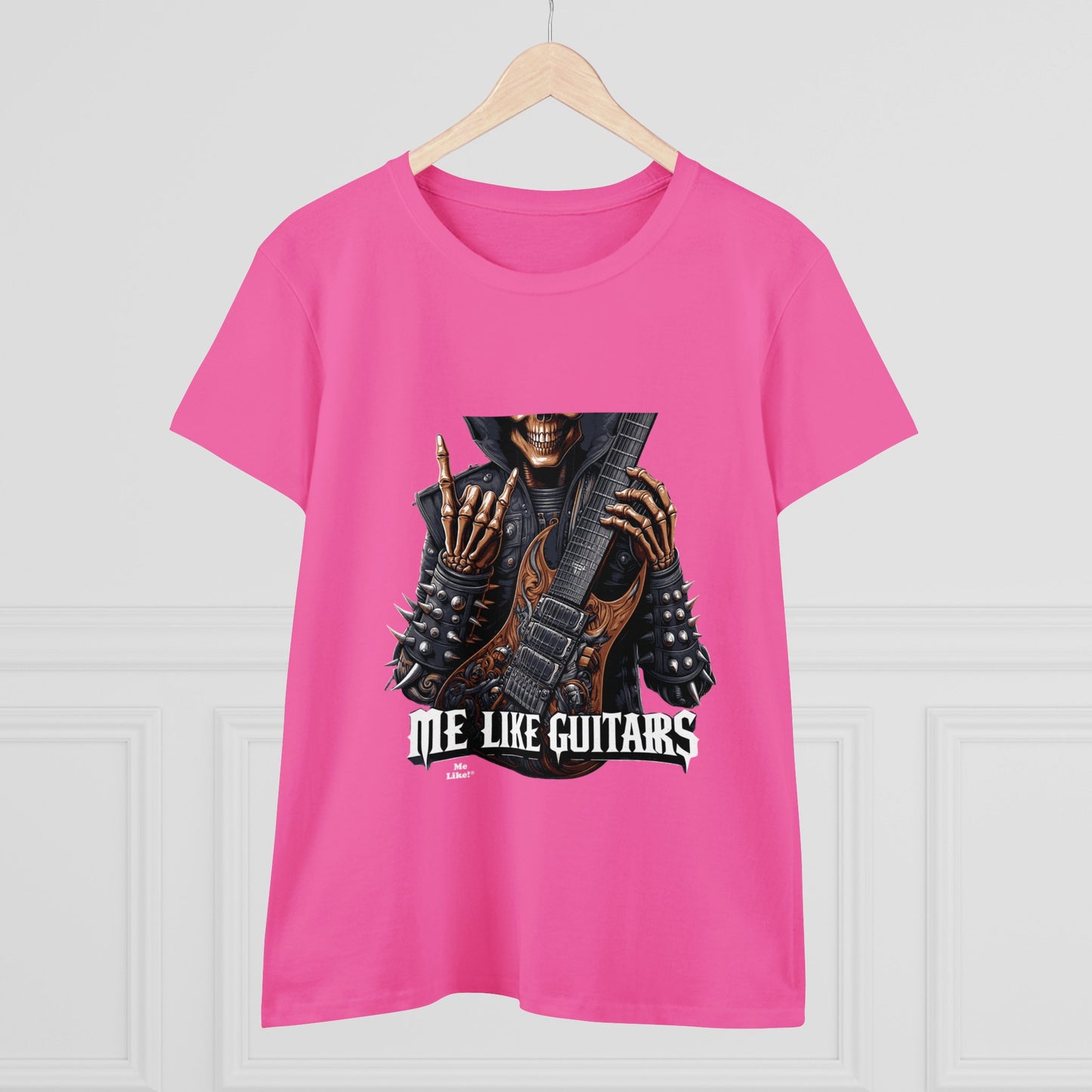 Me Like Guitars! - Women's Cotton Tee - Heavy Metal #2