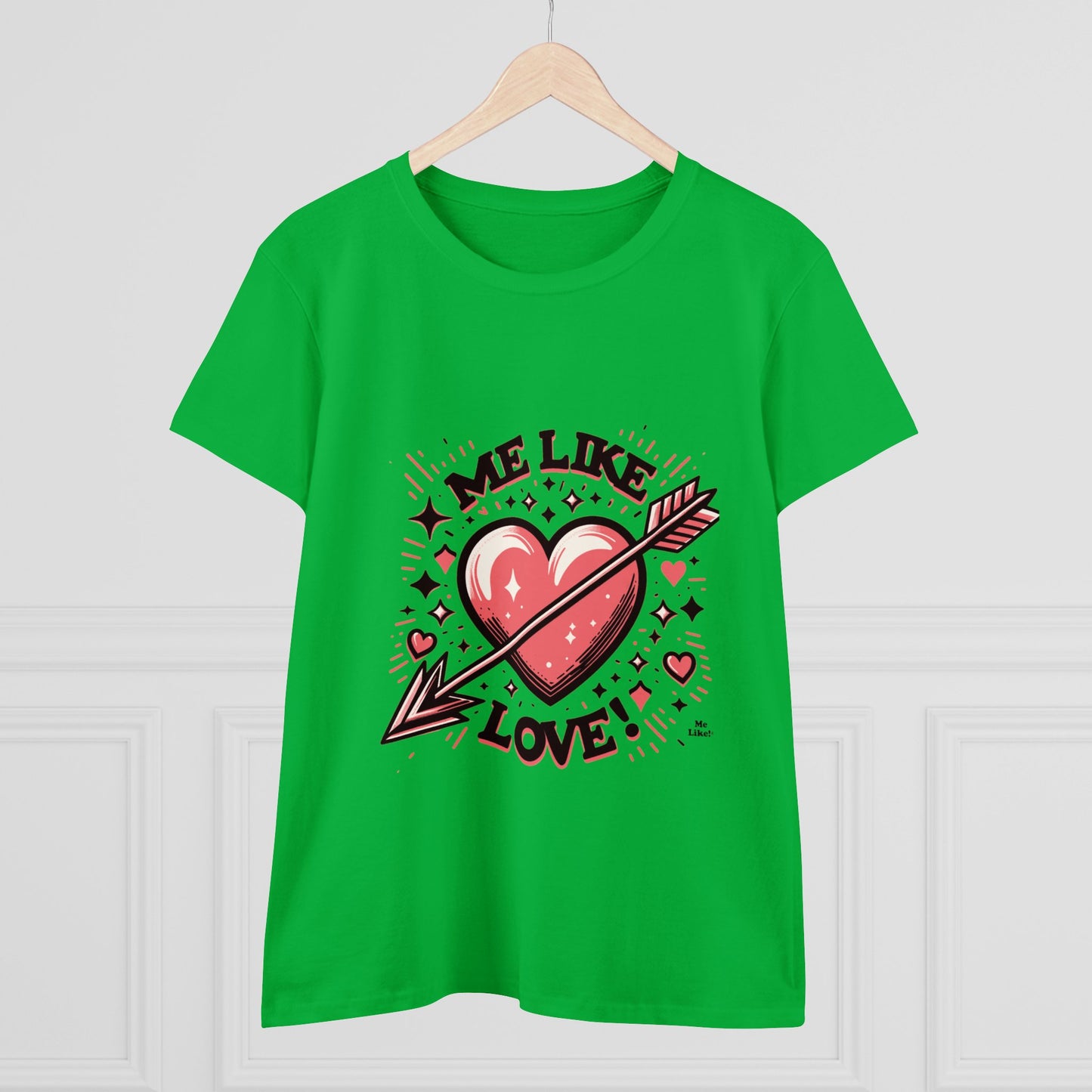 Me Like Love! - Women's Heavy Cotton Tee - (Love #2)