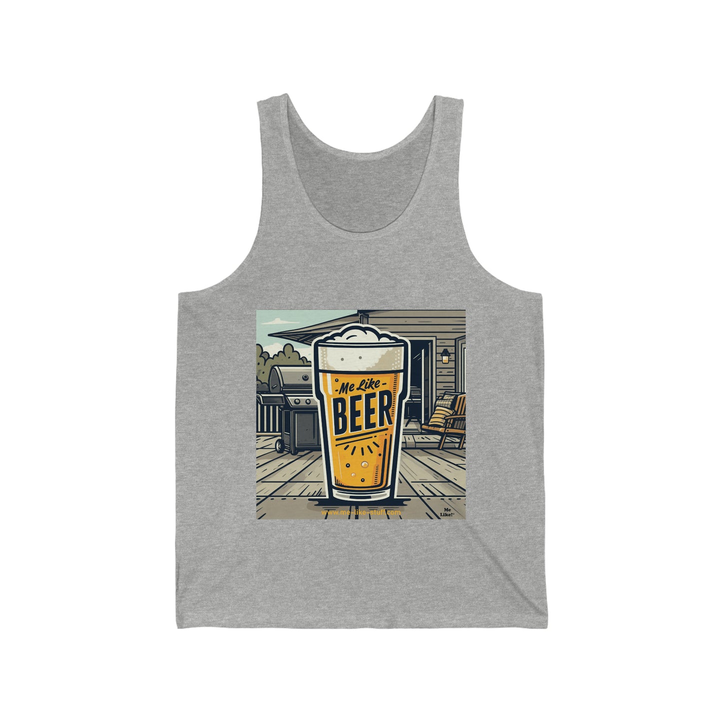 Unisex Jersey Tank - Me Like Beer! (#3)