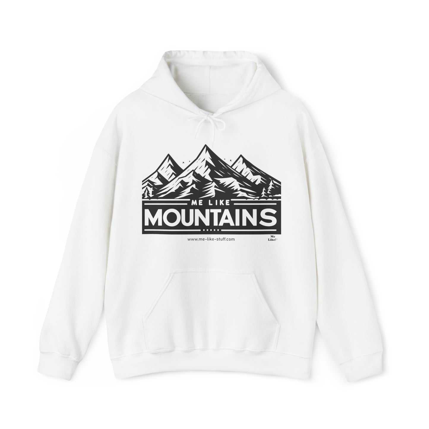 Unisex Heavy Blend™ Hooded Sweatshirt - Me Like Mountains! (#1)