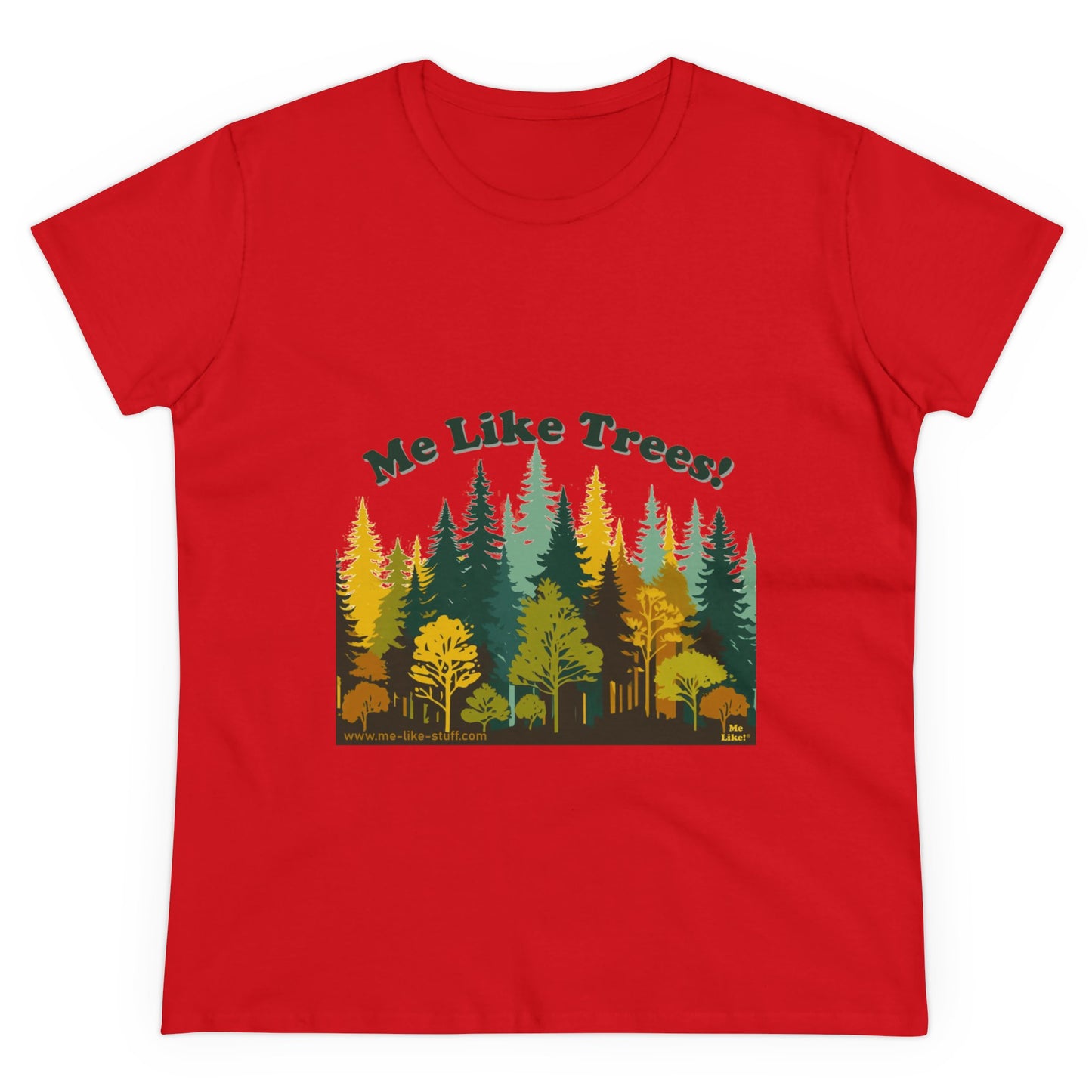 Women's Heavy Cotton Tee - Me Like Trees! (#2)