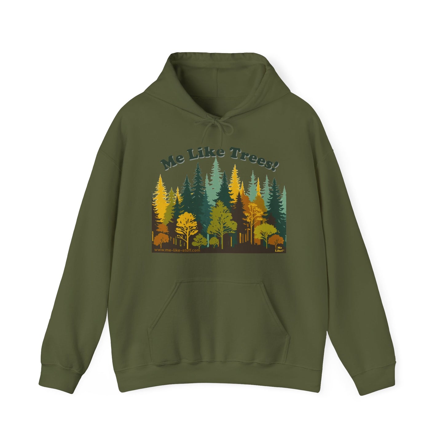 Unisex Heavy Blend™ Hooded Sweatshirt - Me Like Trees! (#2)